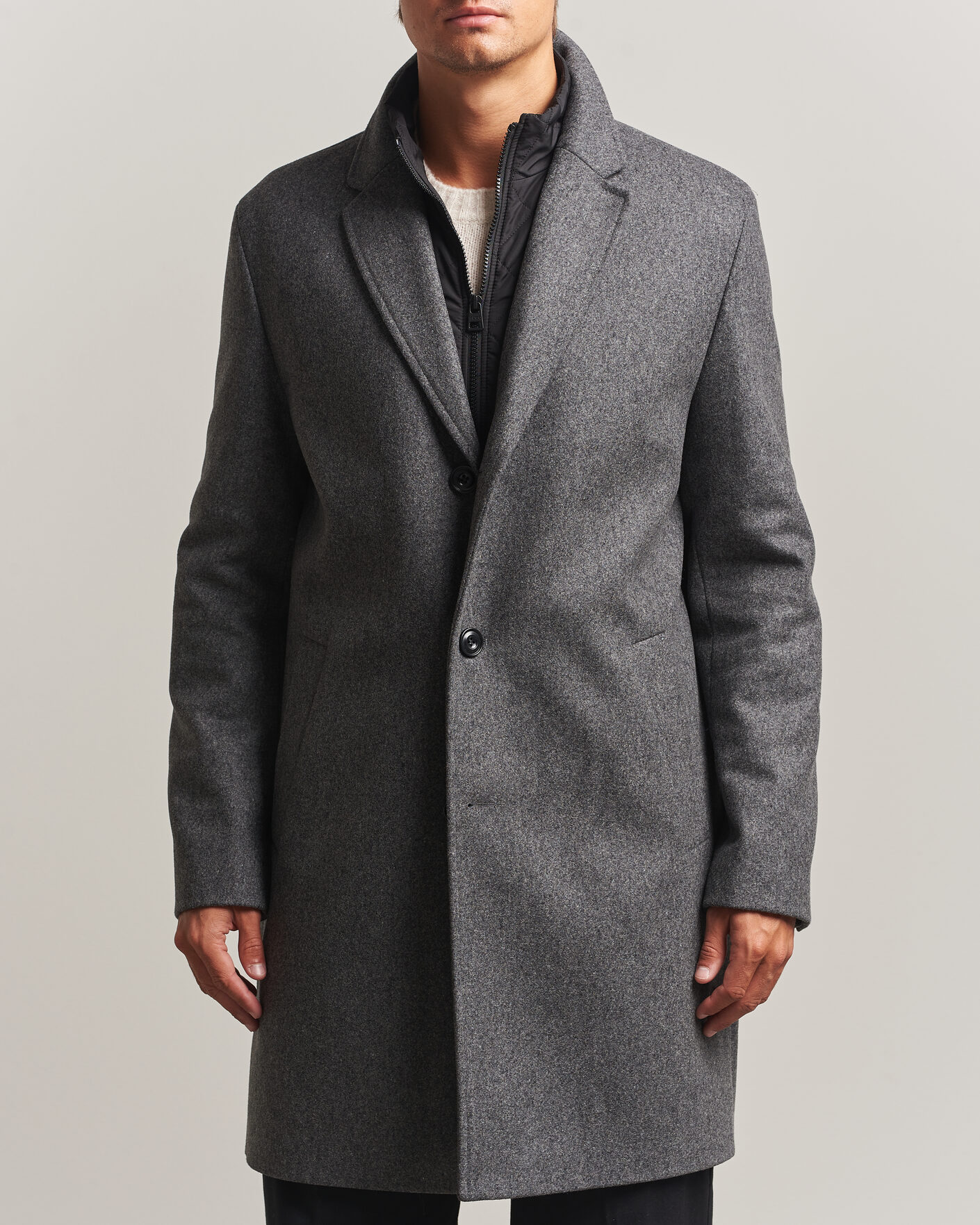 Mies | Takit | HUGO | Milogan Bib Coat Dark Grey
