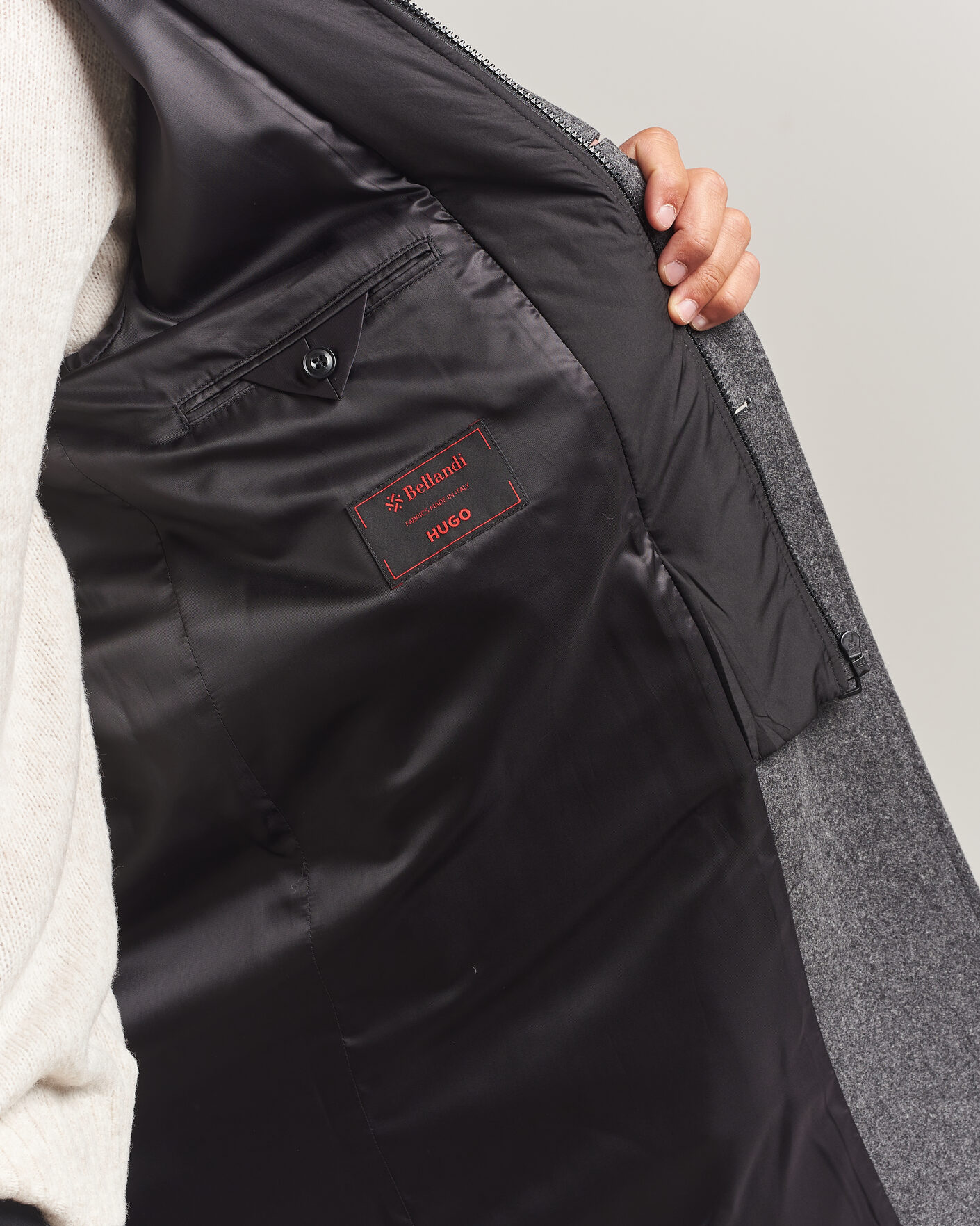 Mies | Takit | HUGO | Milogan Bib Coat Dark Grey