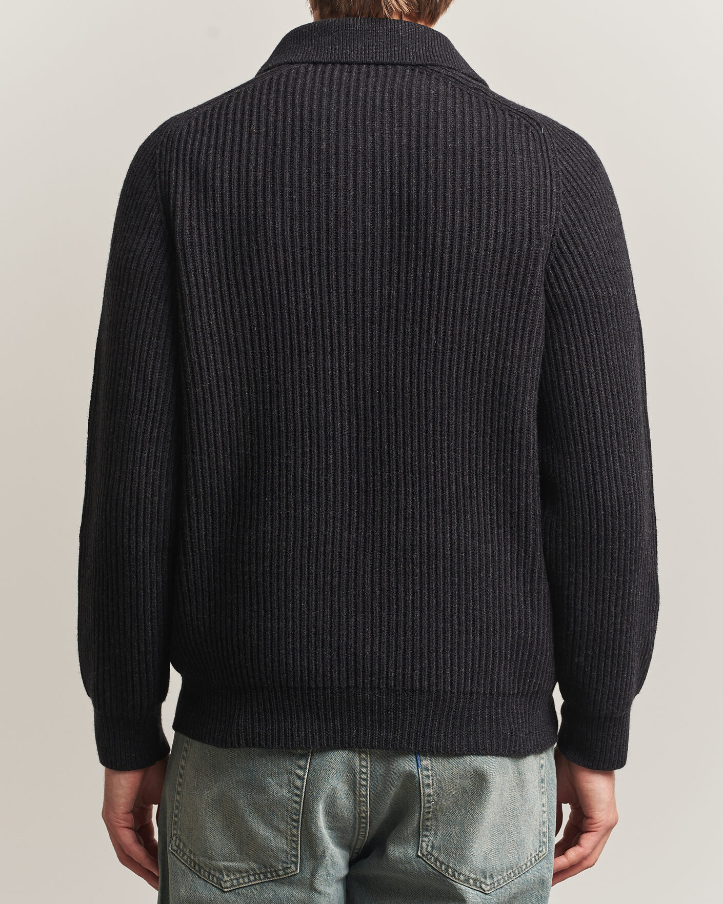 Mies | Puserot | HUGO | Sardeep Wool Knitted Cardigan Black