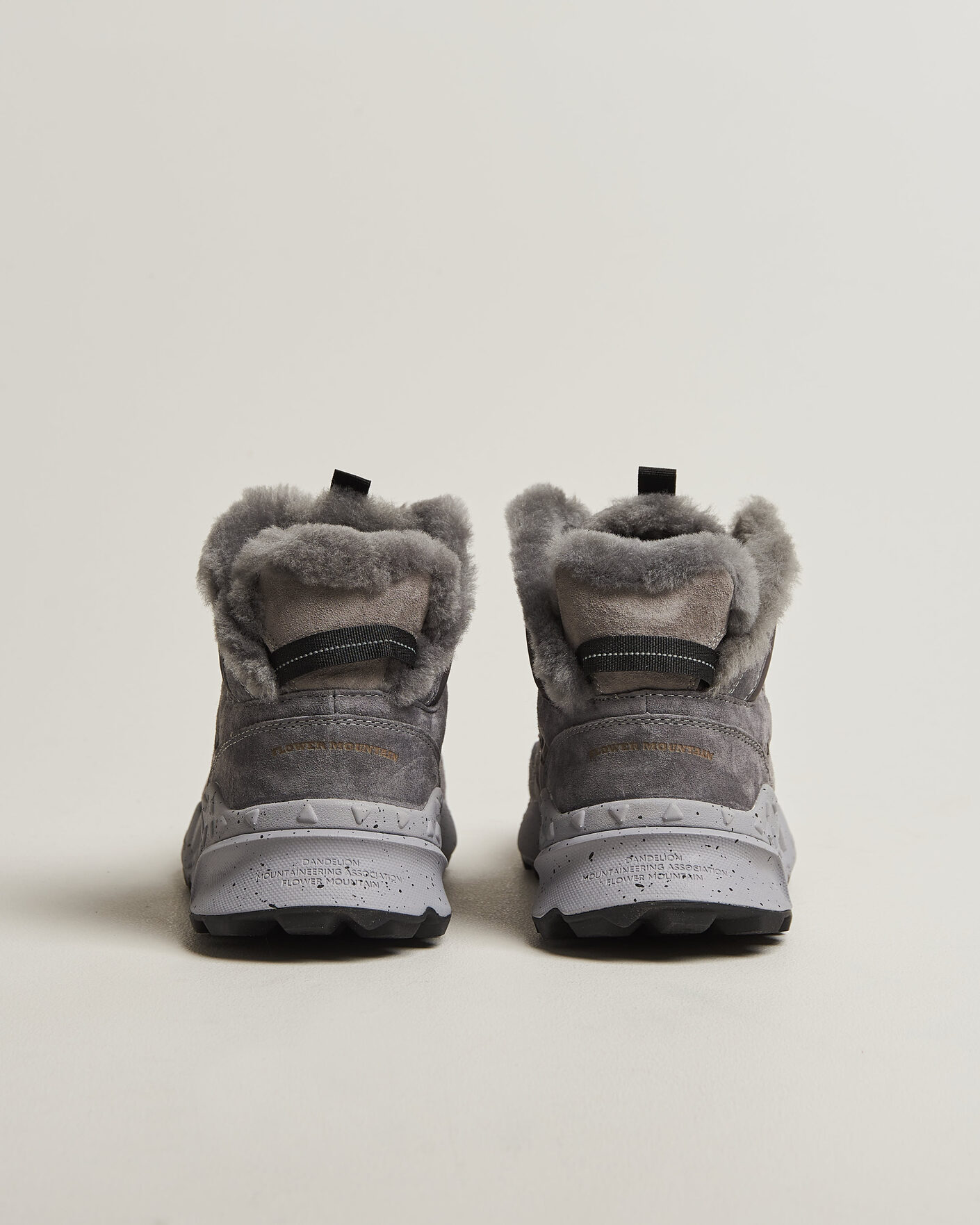 Mies | Tennarit | Flower Mountain | Yamano 3 Mid Suede/Sherling Sneaker Grey