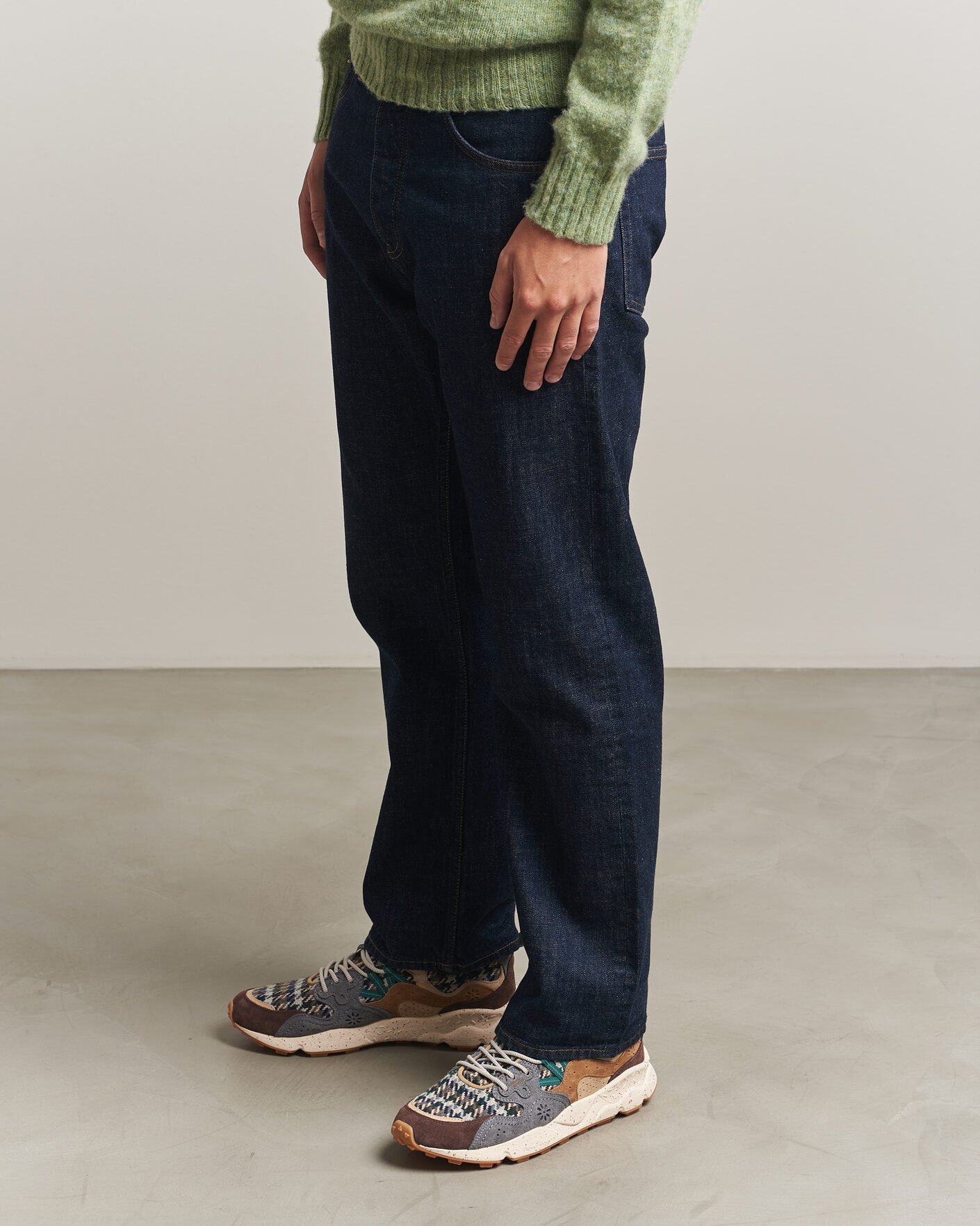 Mies | Tennarit | Flower Mountain | Yamano 3 Suede/Houndstooth Sneaker Multi