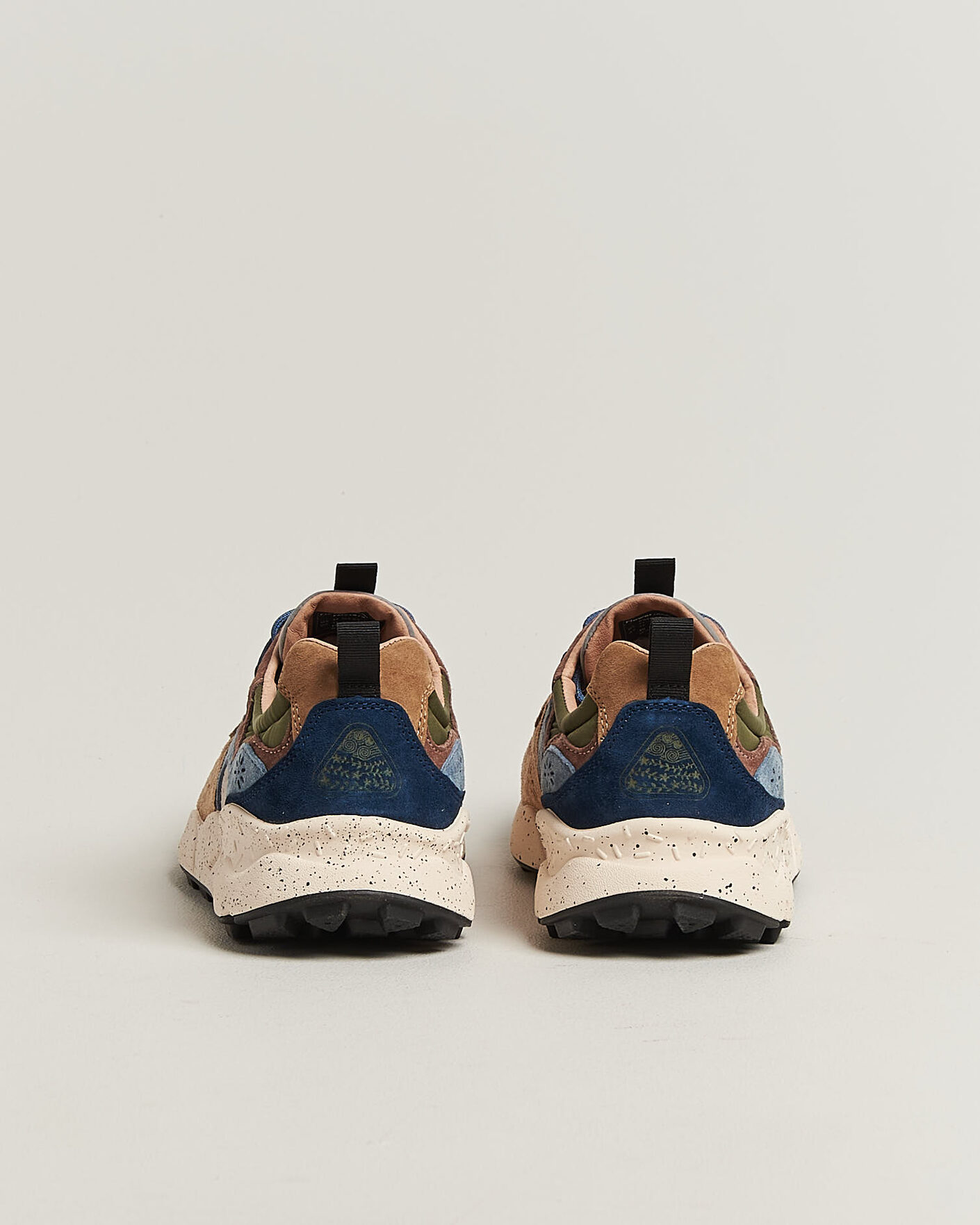 Mies | Tennarit | Flower Mountain | Yamano 3 Suede/Nylon Sneaker Navy/Light Brown