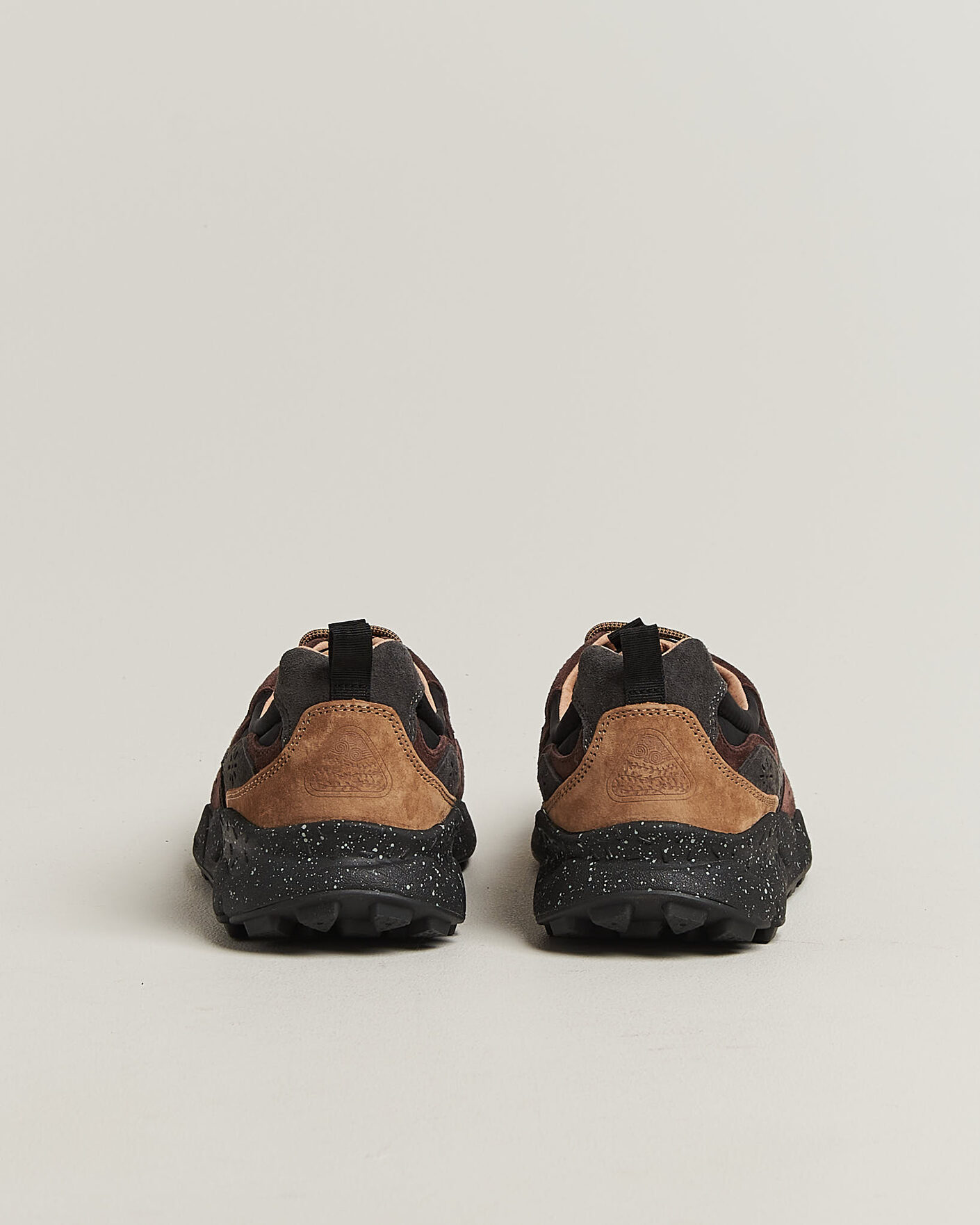 Mies | Tennarit | Flower Mountain | Yamano 3 Suede/Nylon Sneaker Black/Brown