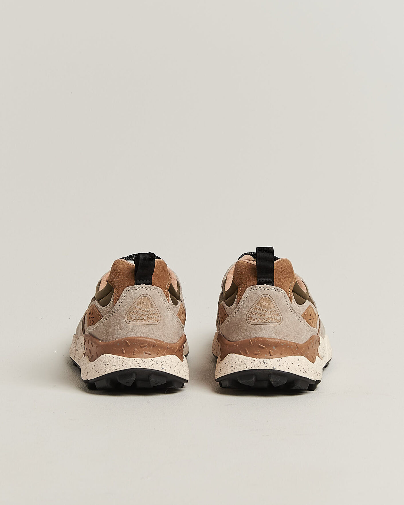Mies | Tennarit | Flower Mountain | Yamano 3 Suede/Nylon Sneaker Cream/Brown