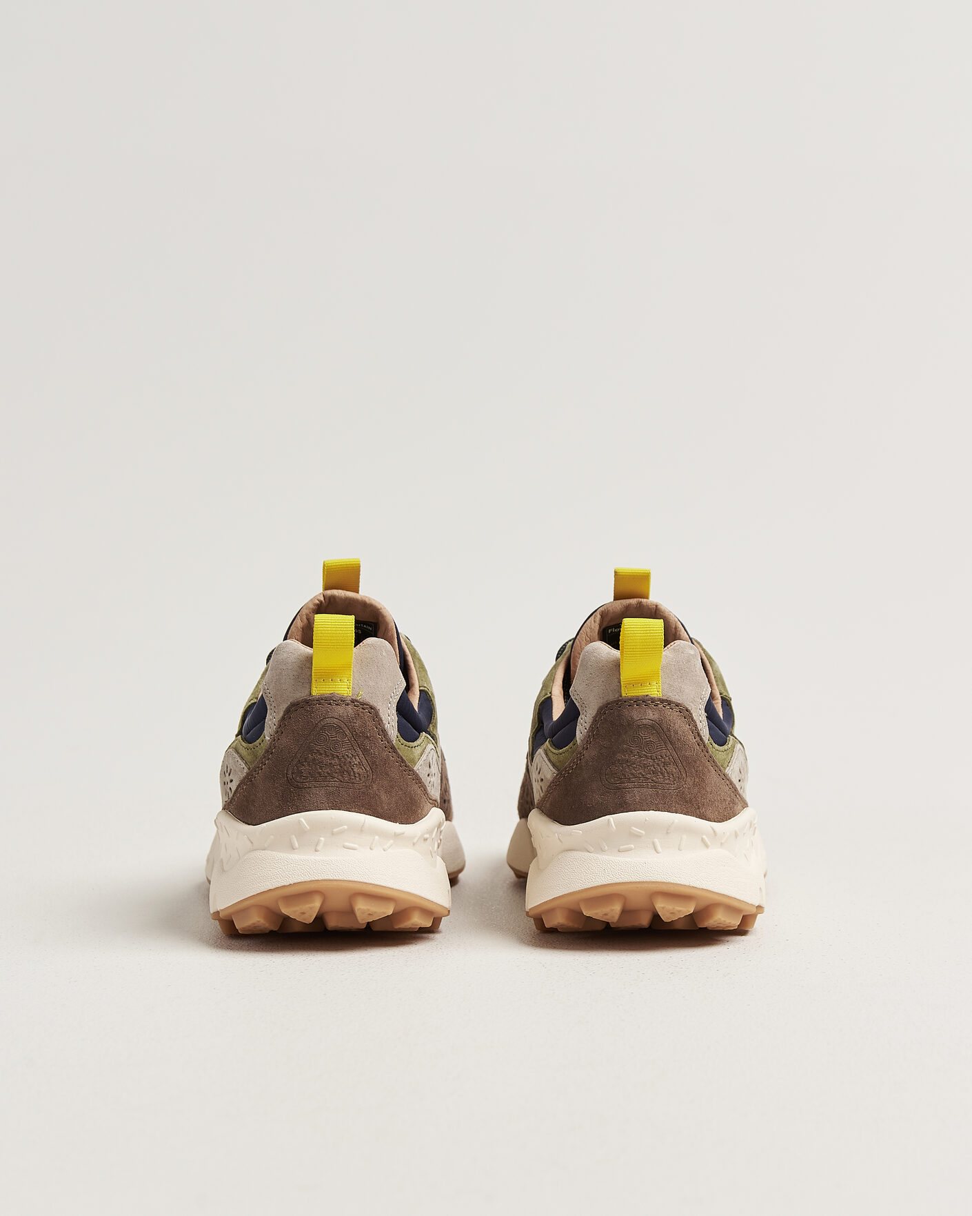 Mies | Tennarit | Flower Mountain | Yamano 3 Suede/Nylon Sneaker Dark Grey/Brown