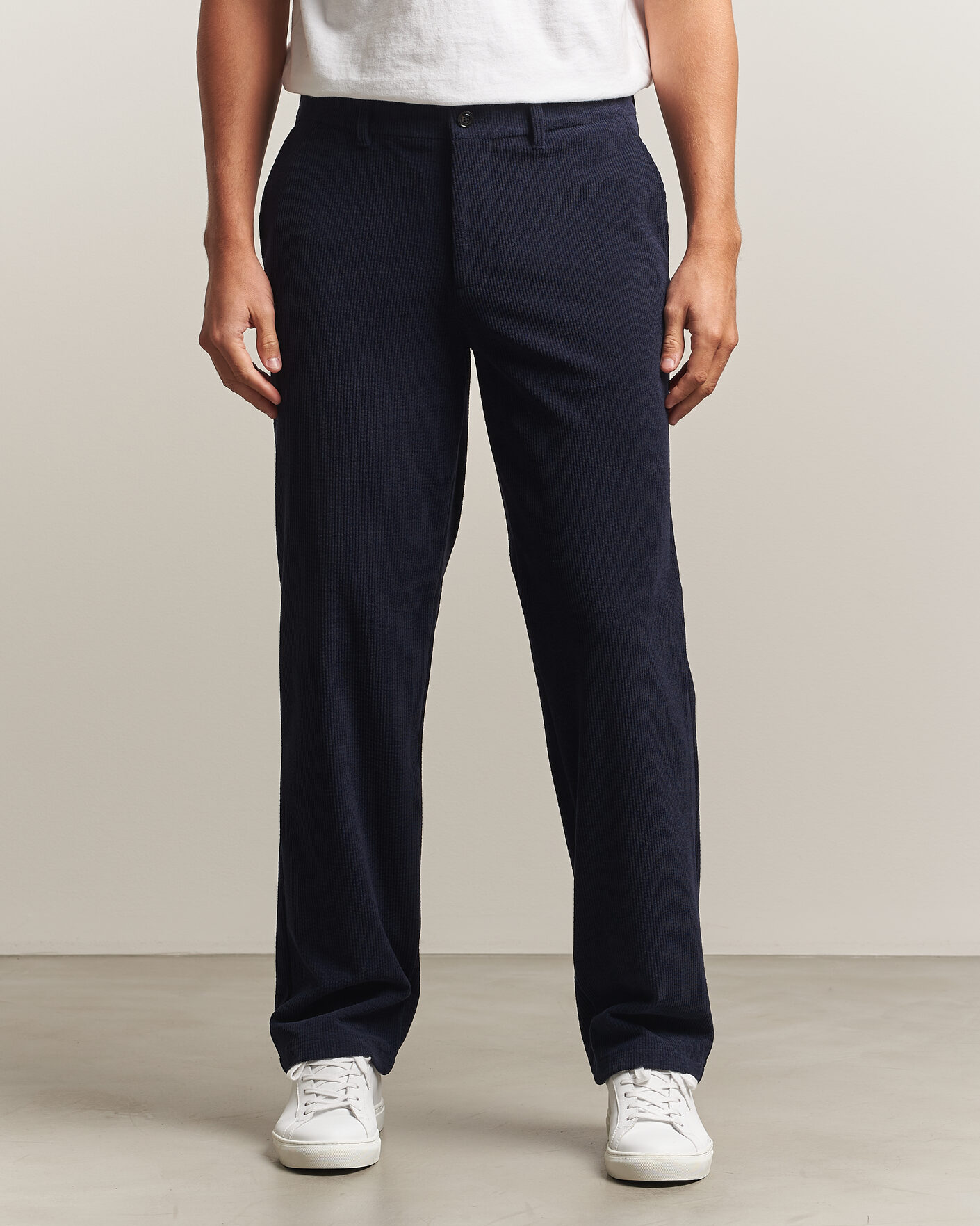Mies | Housut | J.Lindeberg | Logan Drape Cord Pants JL Navy