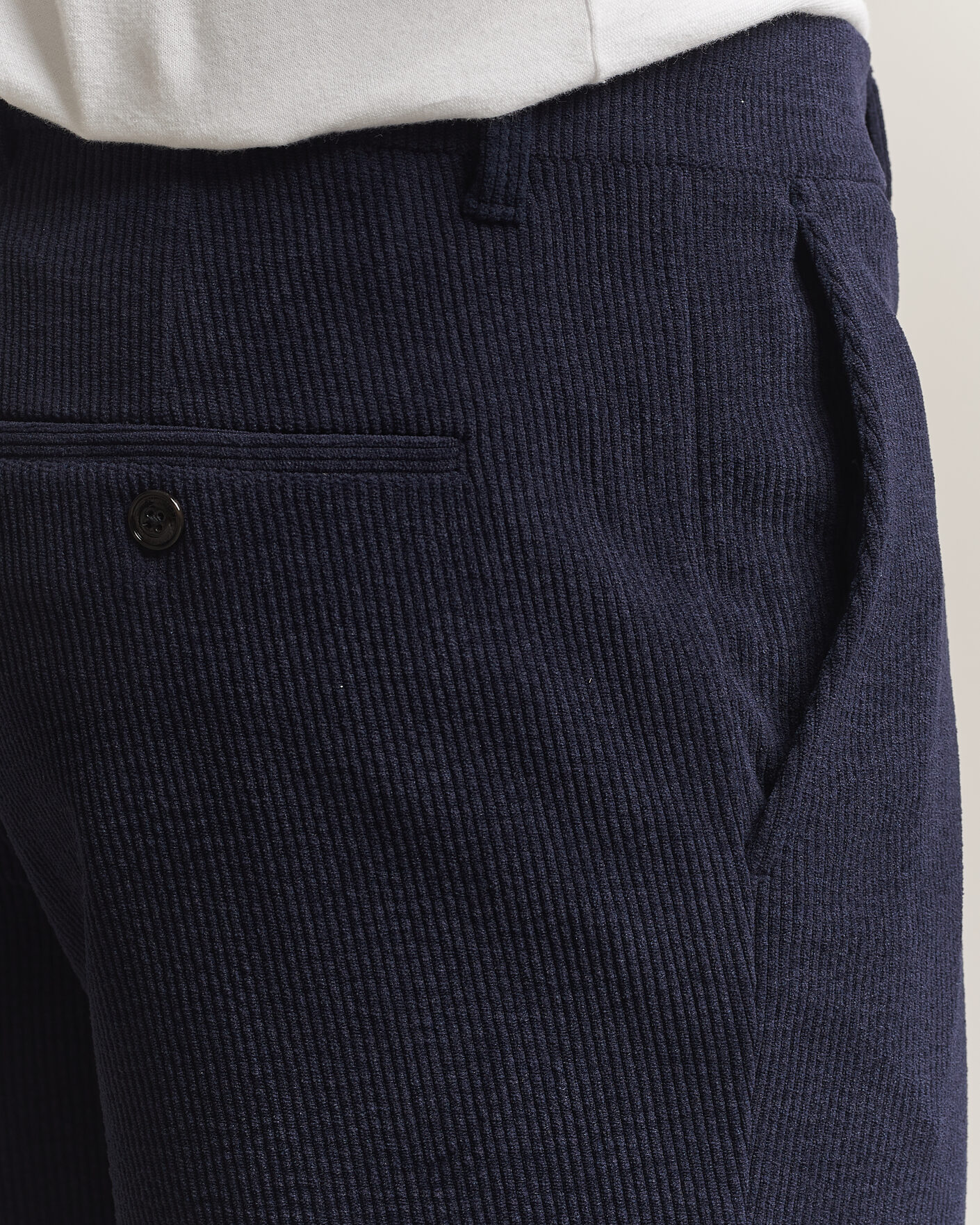 Mies | Housut | J.Lindeberg | Logan Drape Cord Pants JL Navy