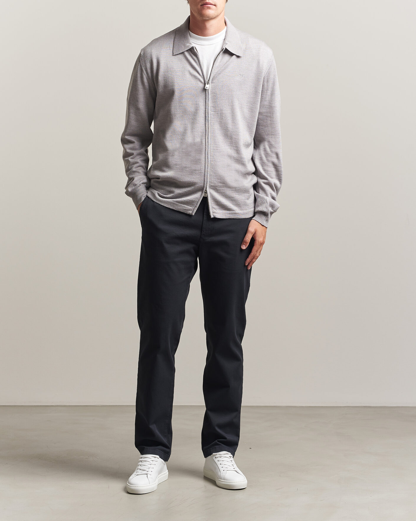 Mies | Housut | J.Lindeberg | Chaze Cotton Stretch Pants Black