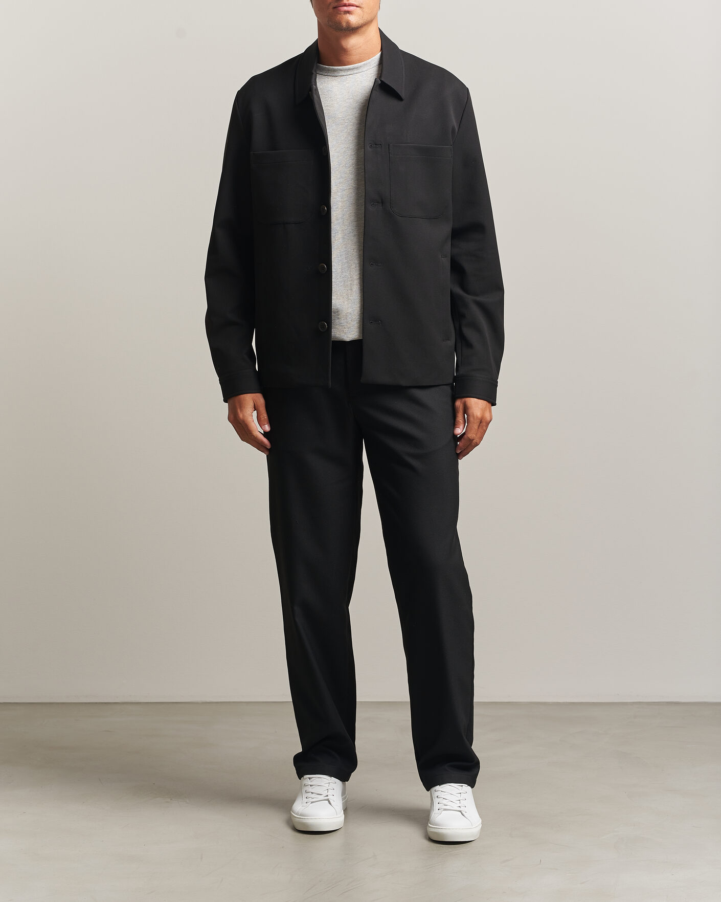 Mies | Housut | J.Lindeberg | Logan Brushed Twill Pants Black