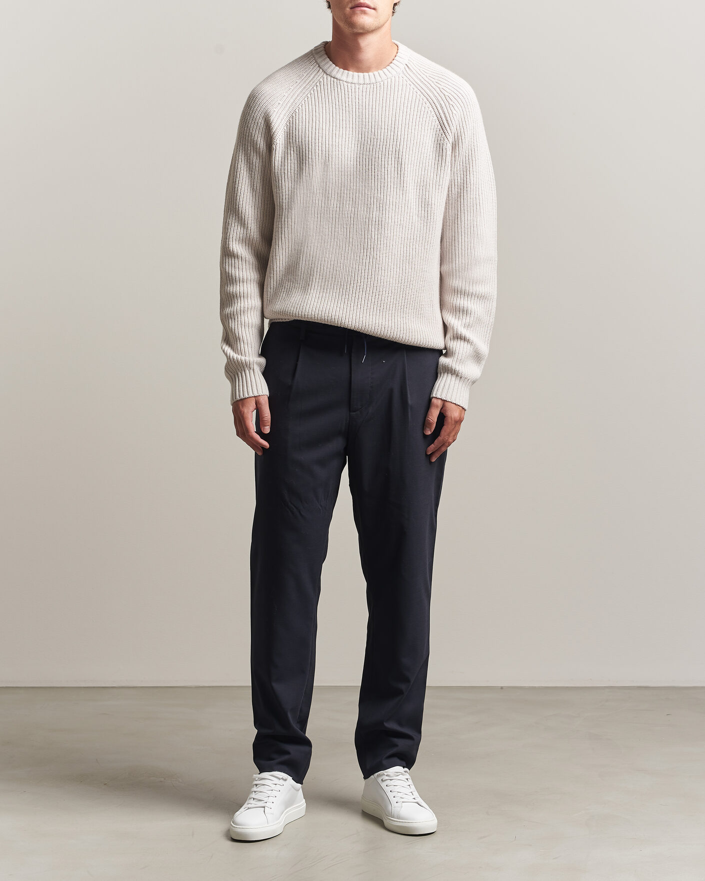 Mies | Housut | J.Lindeberg | Harris Stretch Wool Pants JL Navy