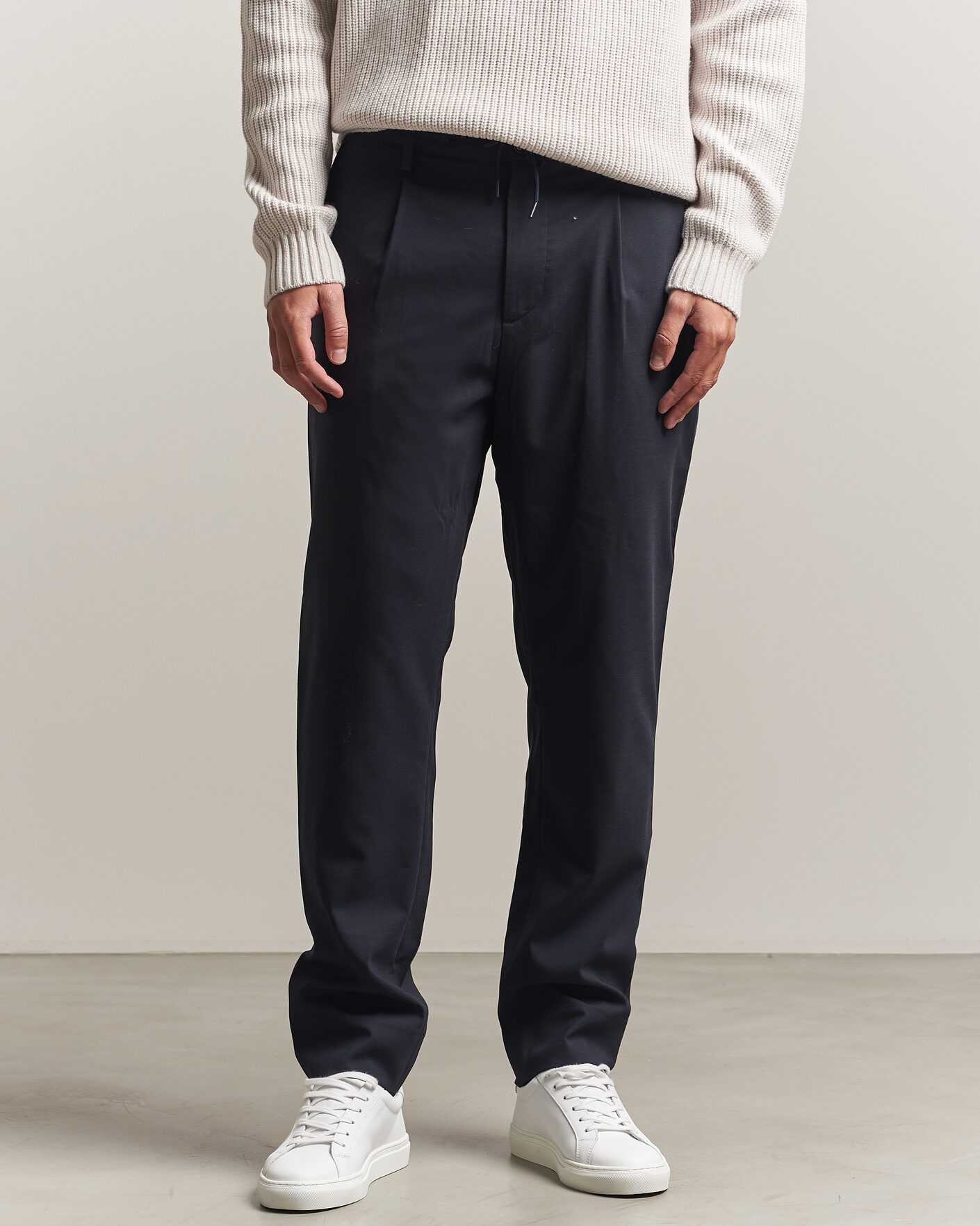 Mies | Housut | J.Lindeberg | Harris Stretch Wool Pants JL Navy