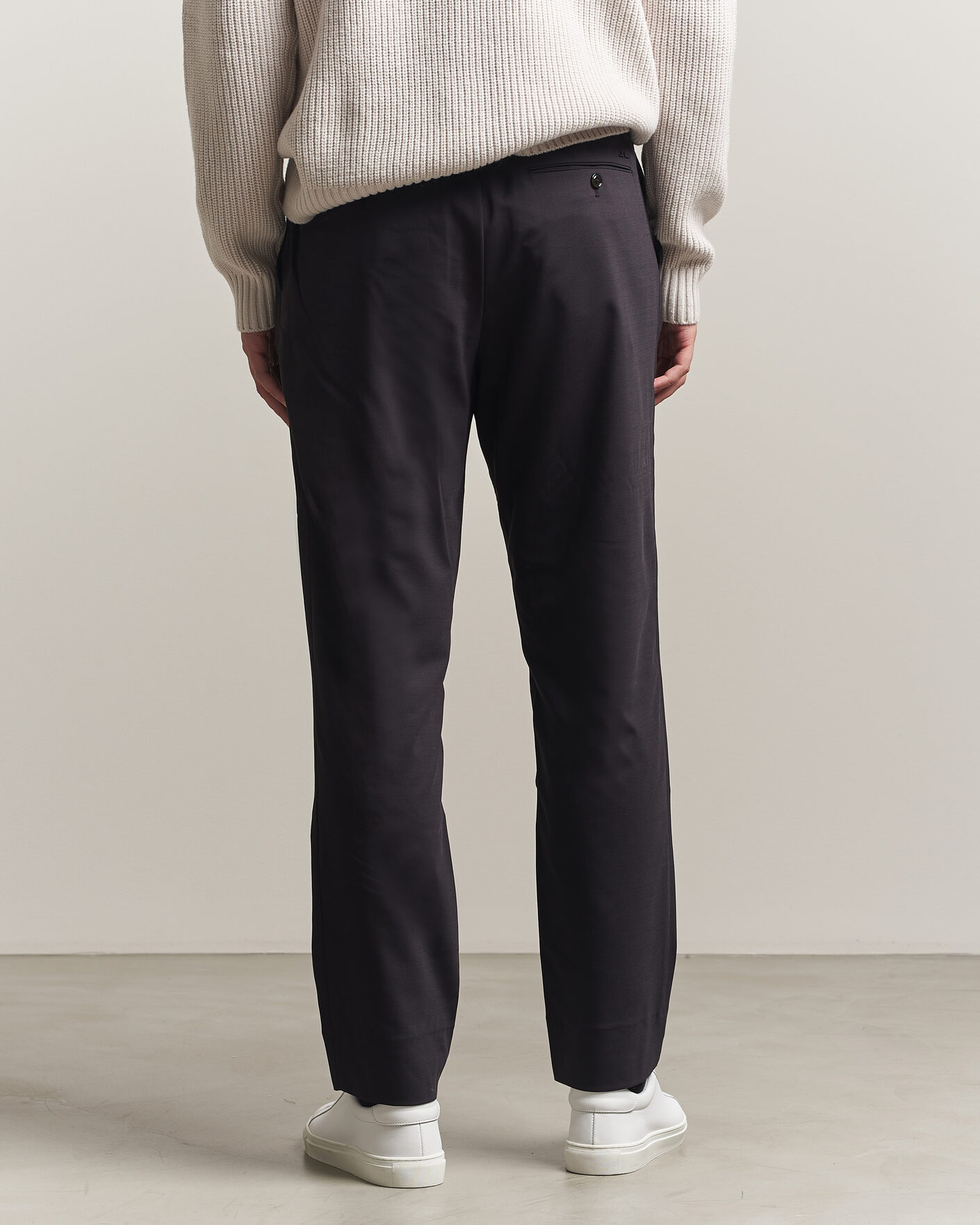 Mies | Housut | J.Lindeberg | Harris Stretch Wool Pants Black