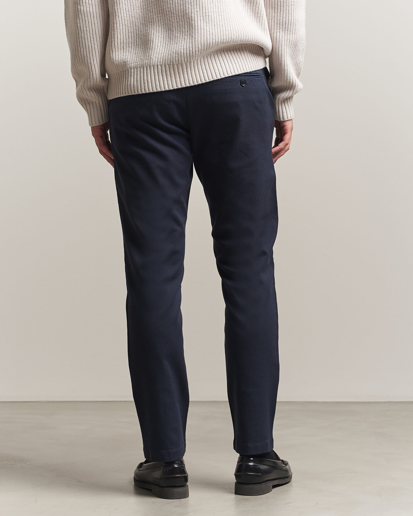 Mies | Housut | J.Lindeberg | Chase Stretch Flannel Trousers JL Navy