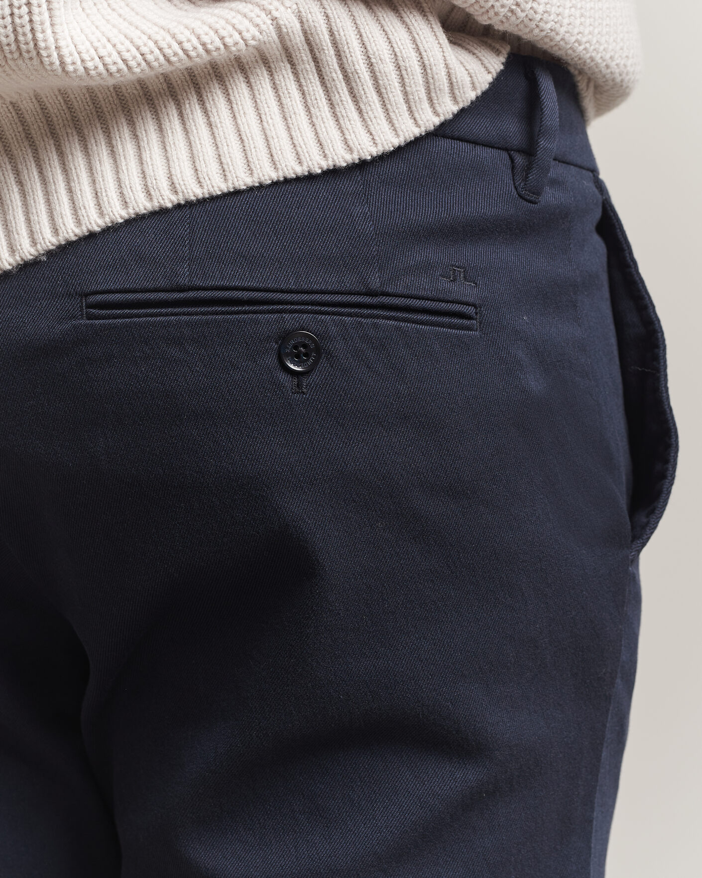 Mies | Housut | J.Lindeberg | Chase Stretch Flannel Trousers JL Navy