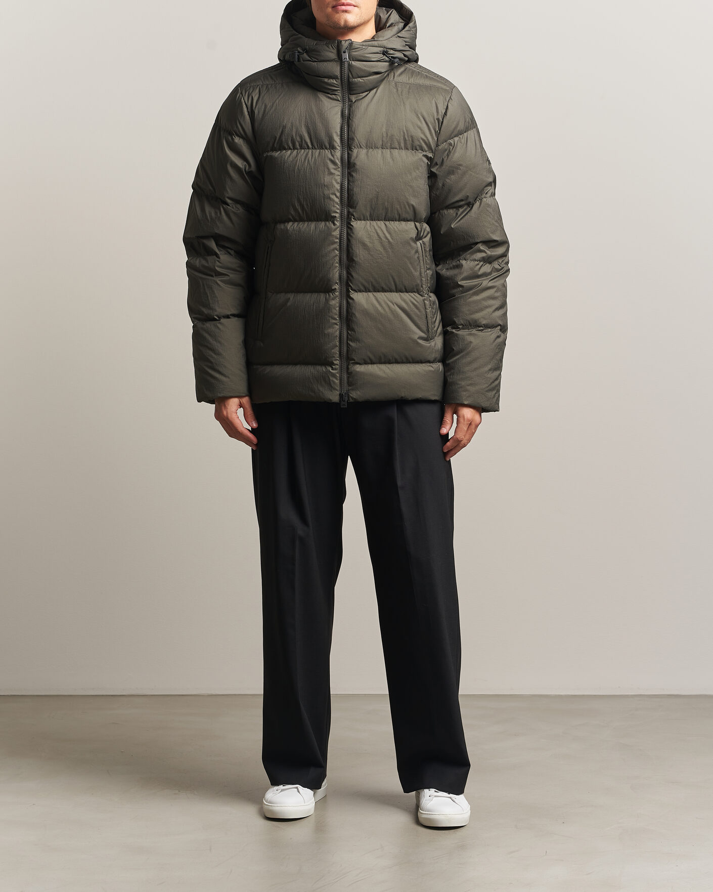 Mies | Takit | J.Lindeberg | Daryl Crinkle Down Jacket Chimera Green