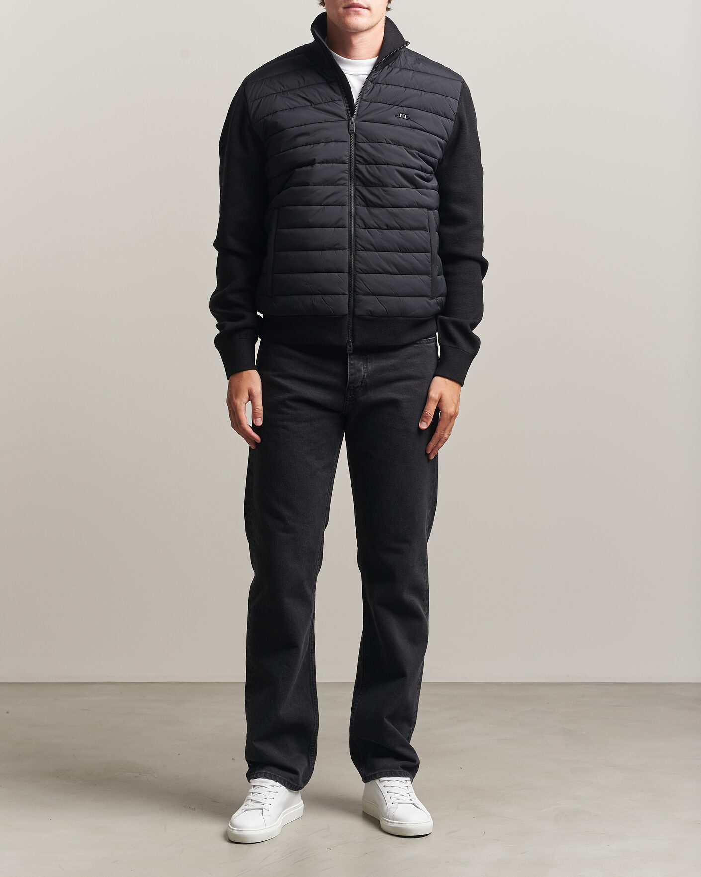 Mies | Takit | J.Lindeberg | Boen Hybrid Jacket Black