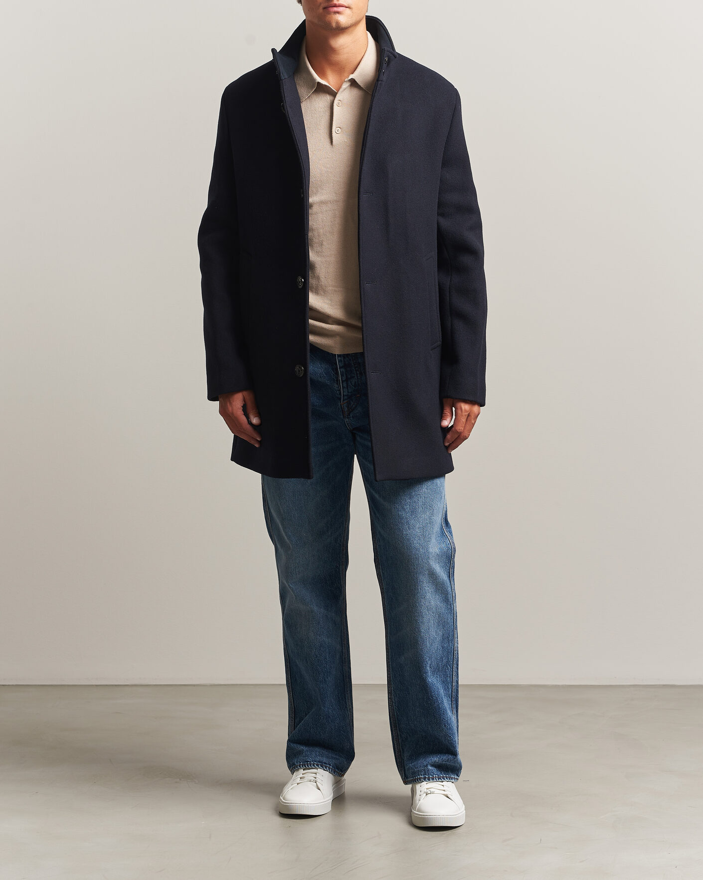 Mies | Takit | J.Lindeberg | Lexon Wool Coat JL Navy