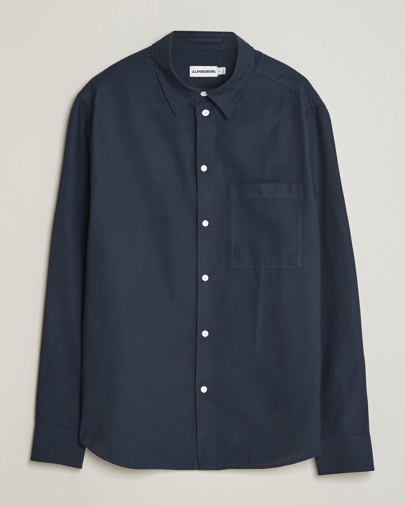 Mies | Kauluspaidat | J.Lindeberg | Marlon Flannel Shirt JL Navy