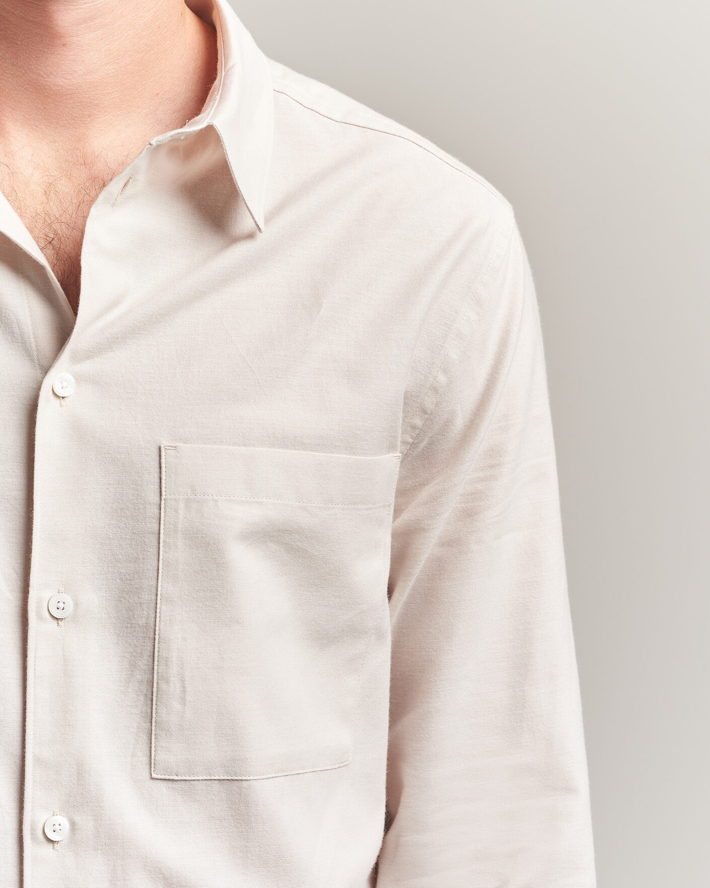 Mies | Kauluspaidat | J.Lindeberg | Marlon Flannel Shirt Moonbeam