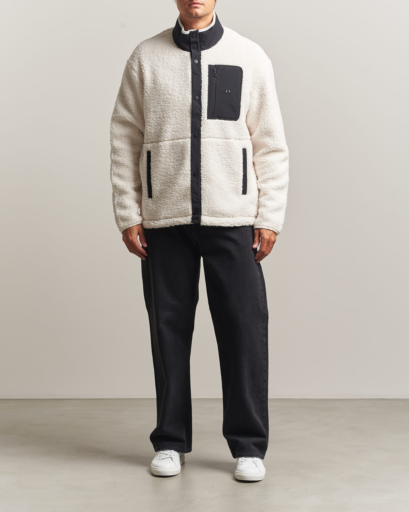Mies | Puserot | J.Lindeberg | Marshall Pile Full Zip Tofu