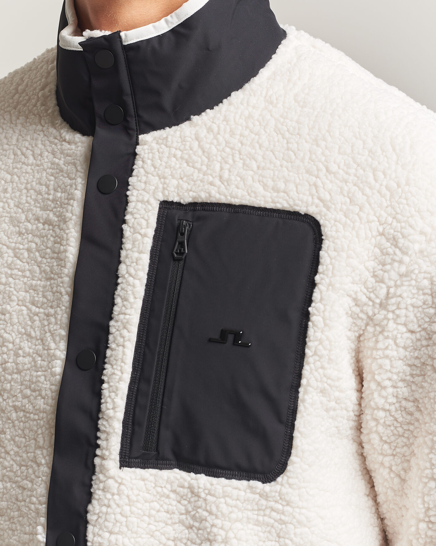 Mies | Puserot | J.Lindeberg | Marshall Pile Full Zip Tofu