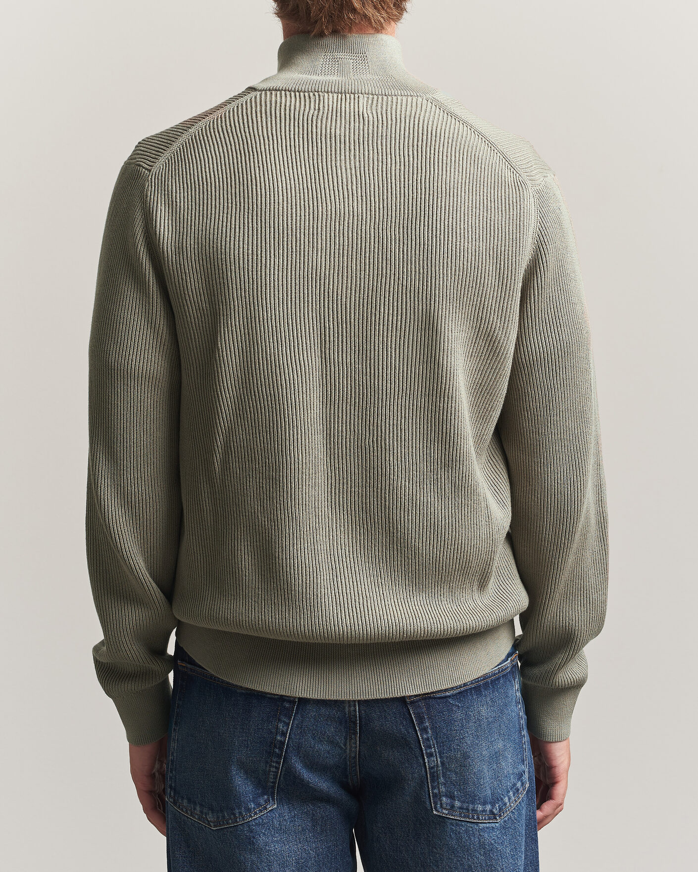 Mies | Puserot | J.Lindeberg | Alexis Cotton Full Zip Brindle