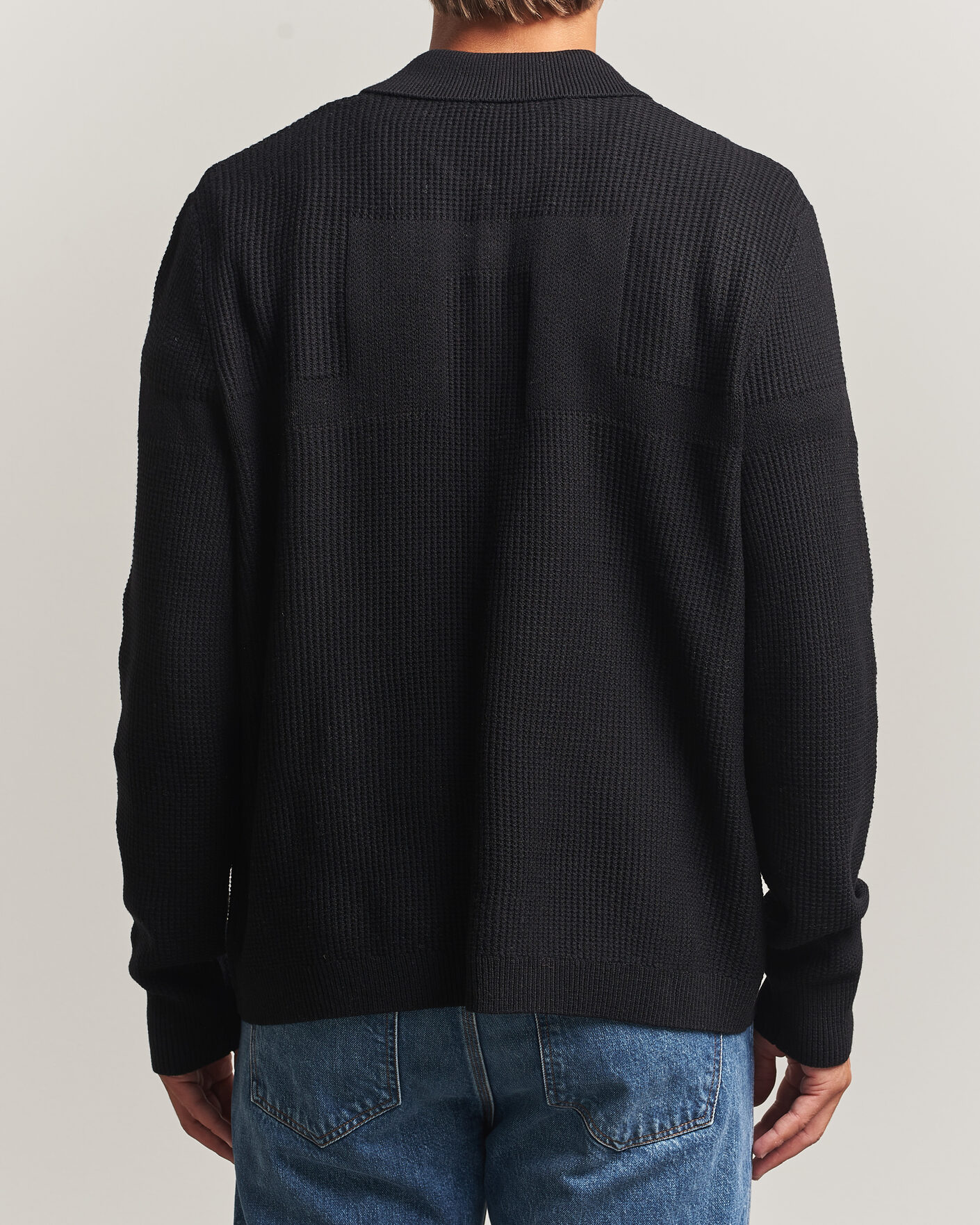 Mies | Puserot | J.Lindeberg | Willem Knitted Cardigan Black