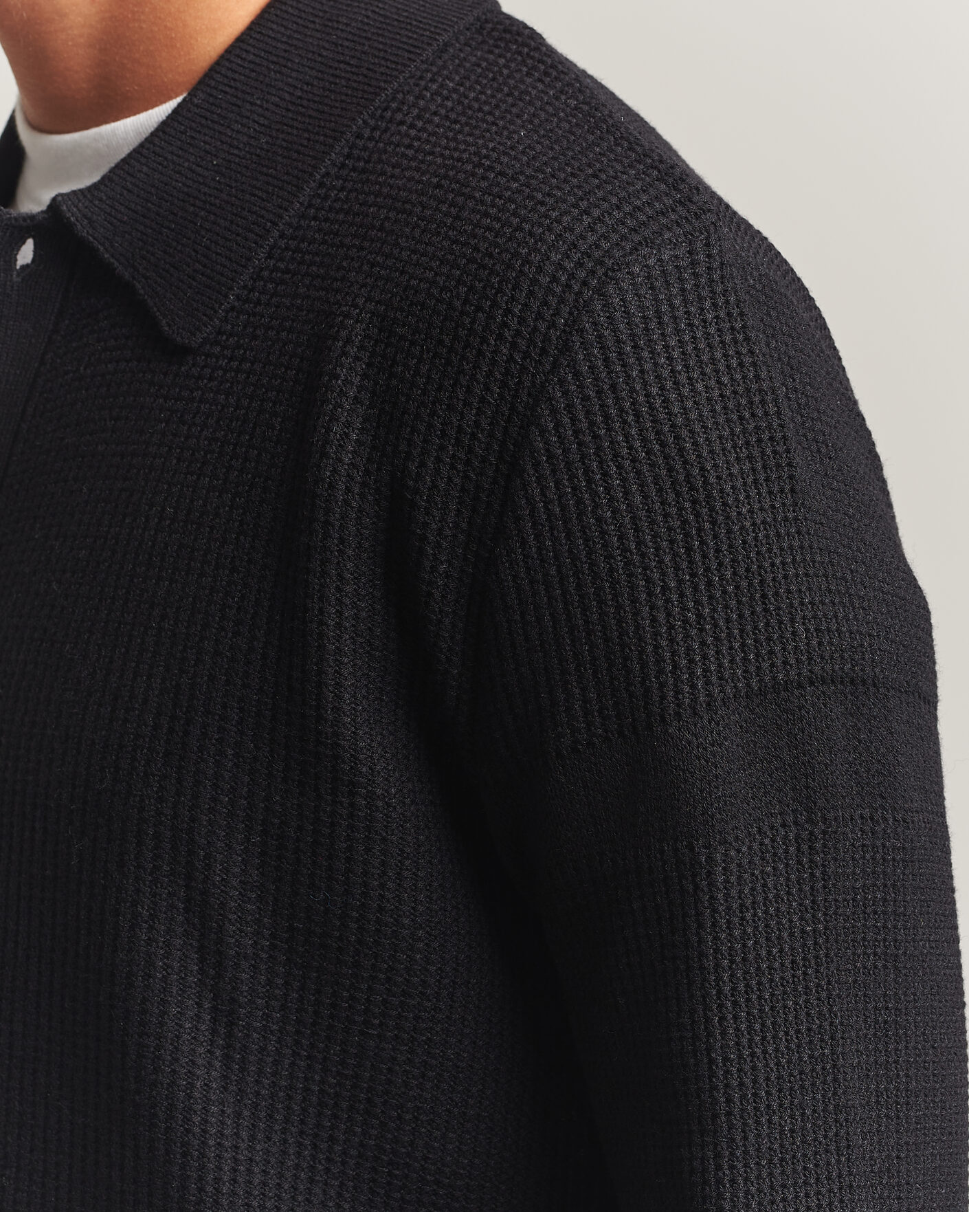 Mies | Puserot | J.Lindeberg | Willem Knitted Cardigan Black