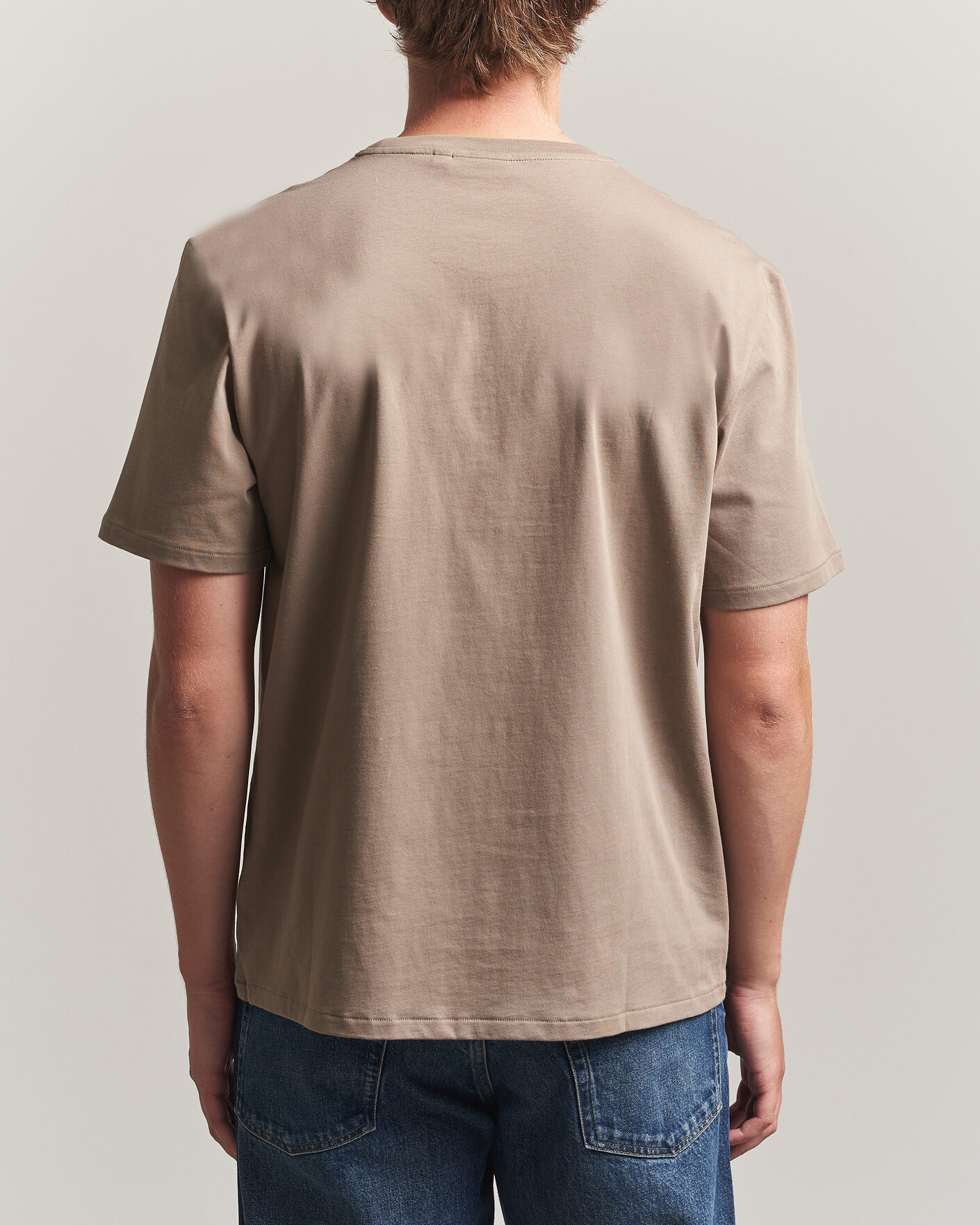 Mies | T-paidat | J.Lindeberg | Alpha Crew Neck T-Shirt Brindle