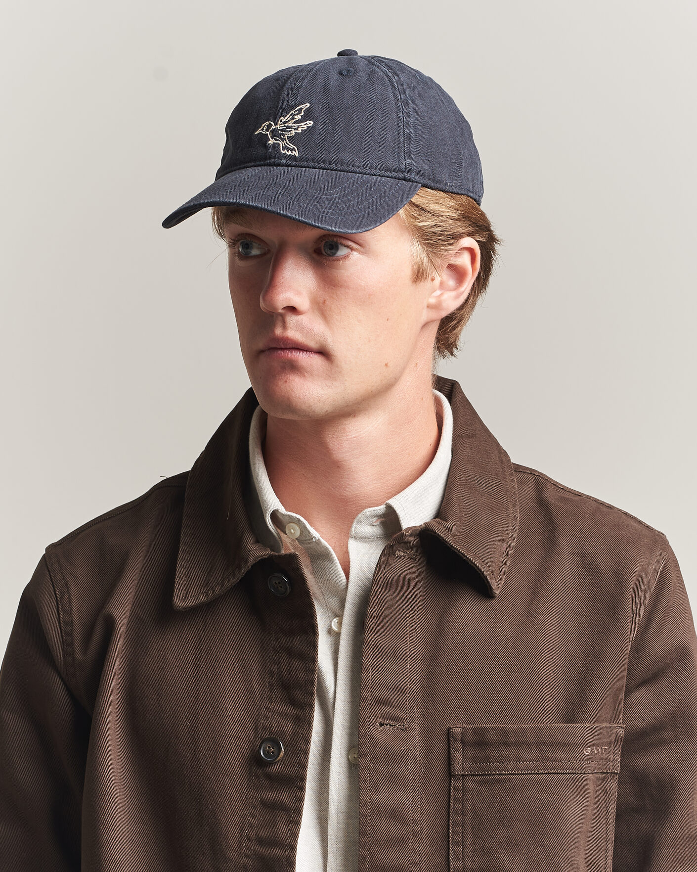 Mies | Päähineet | Forét | Bird Washed Herringbone Cap Navy
