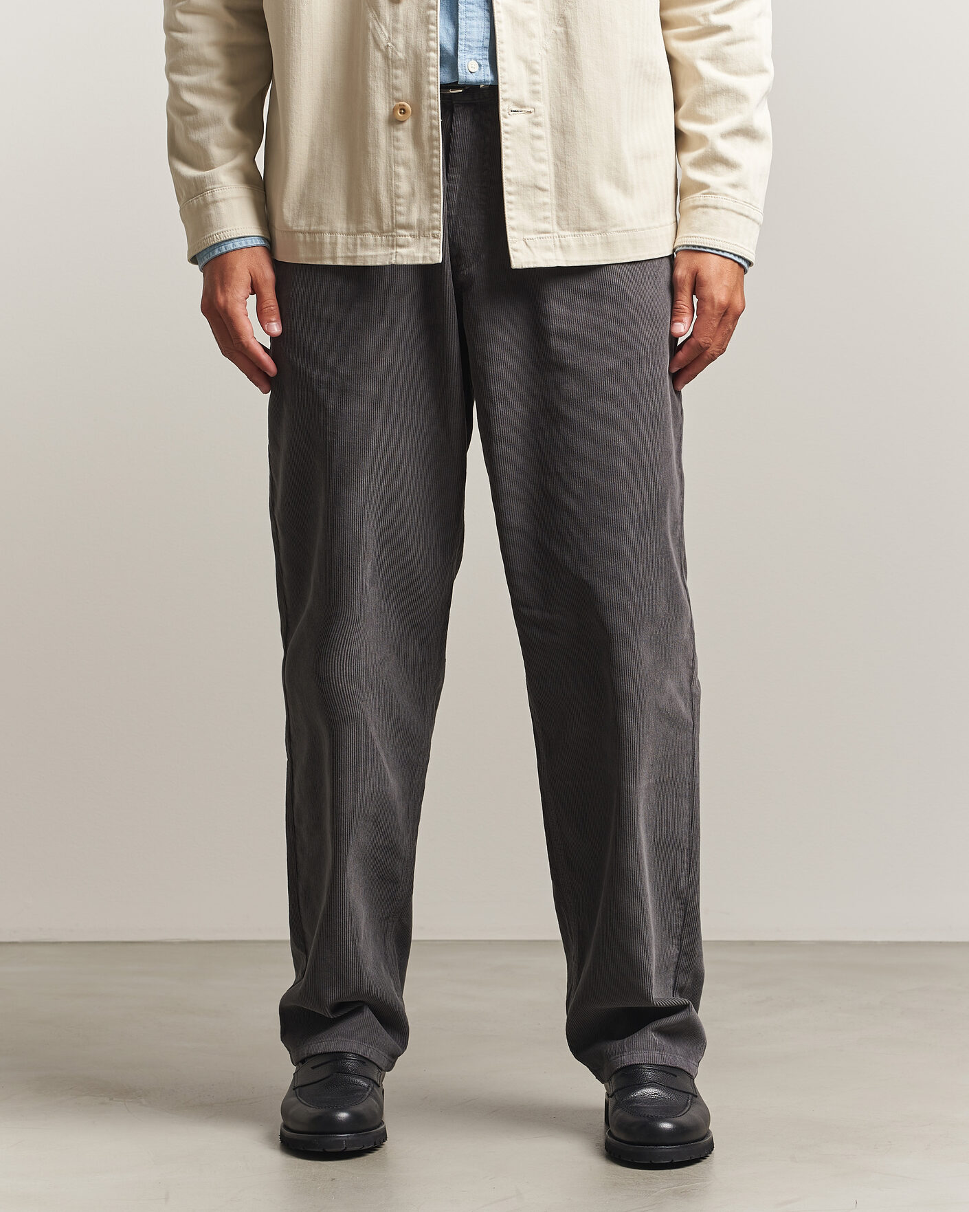 Mies | Housut | Forét | Clay Corduroy Pants Grey