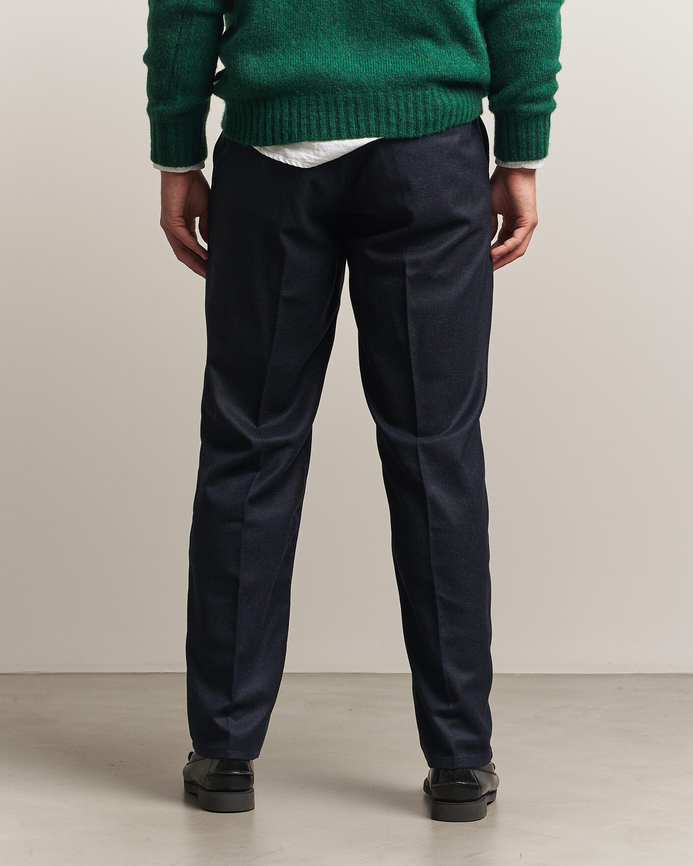 Mies | Housut | Forét | Clay Wool Pants Navy