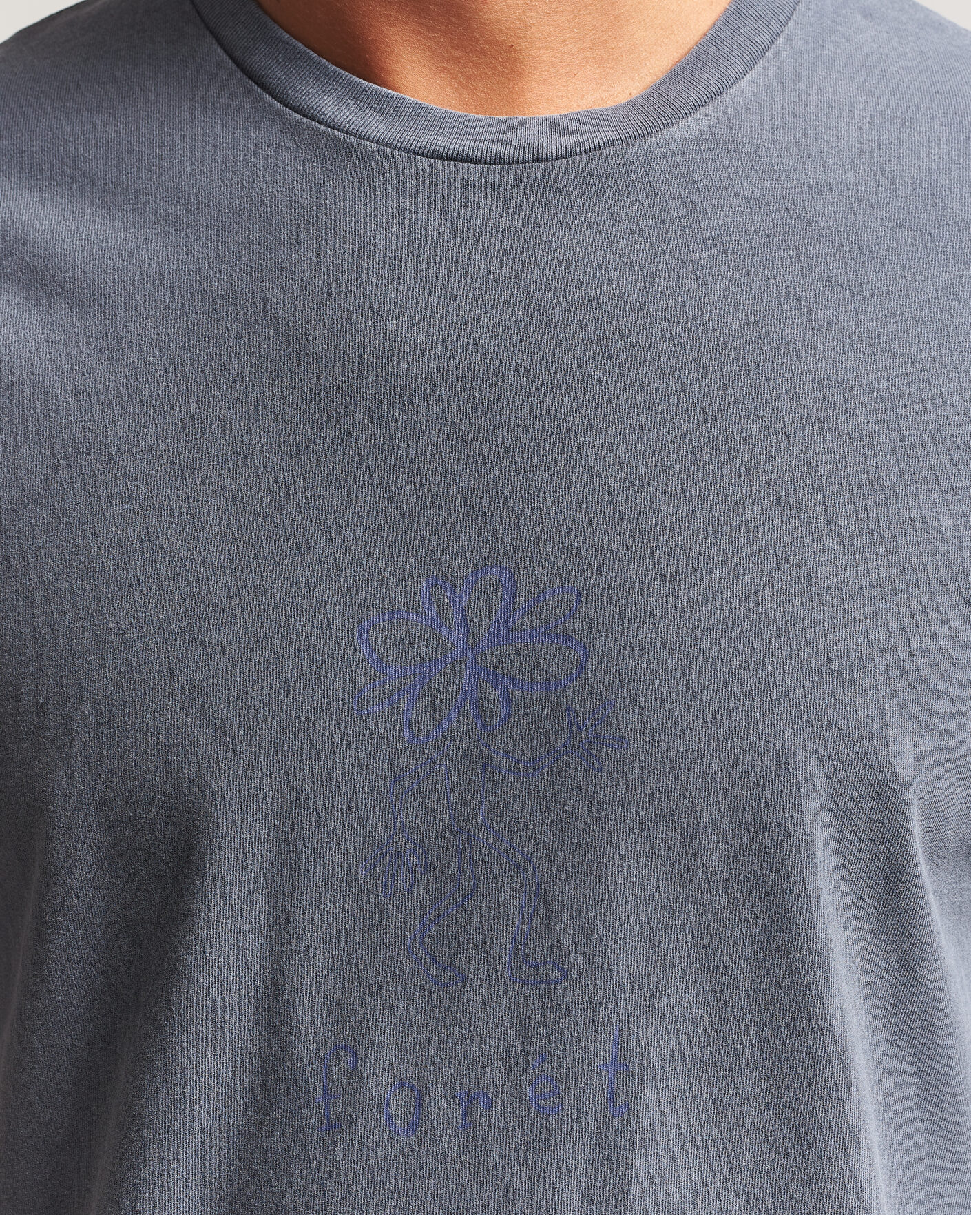 Mies | T-paidat | Forét | Clover T-Shirt Navy