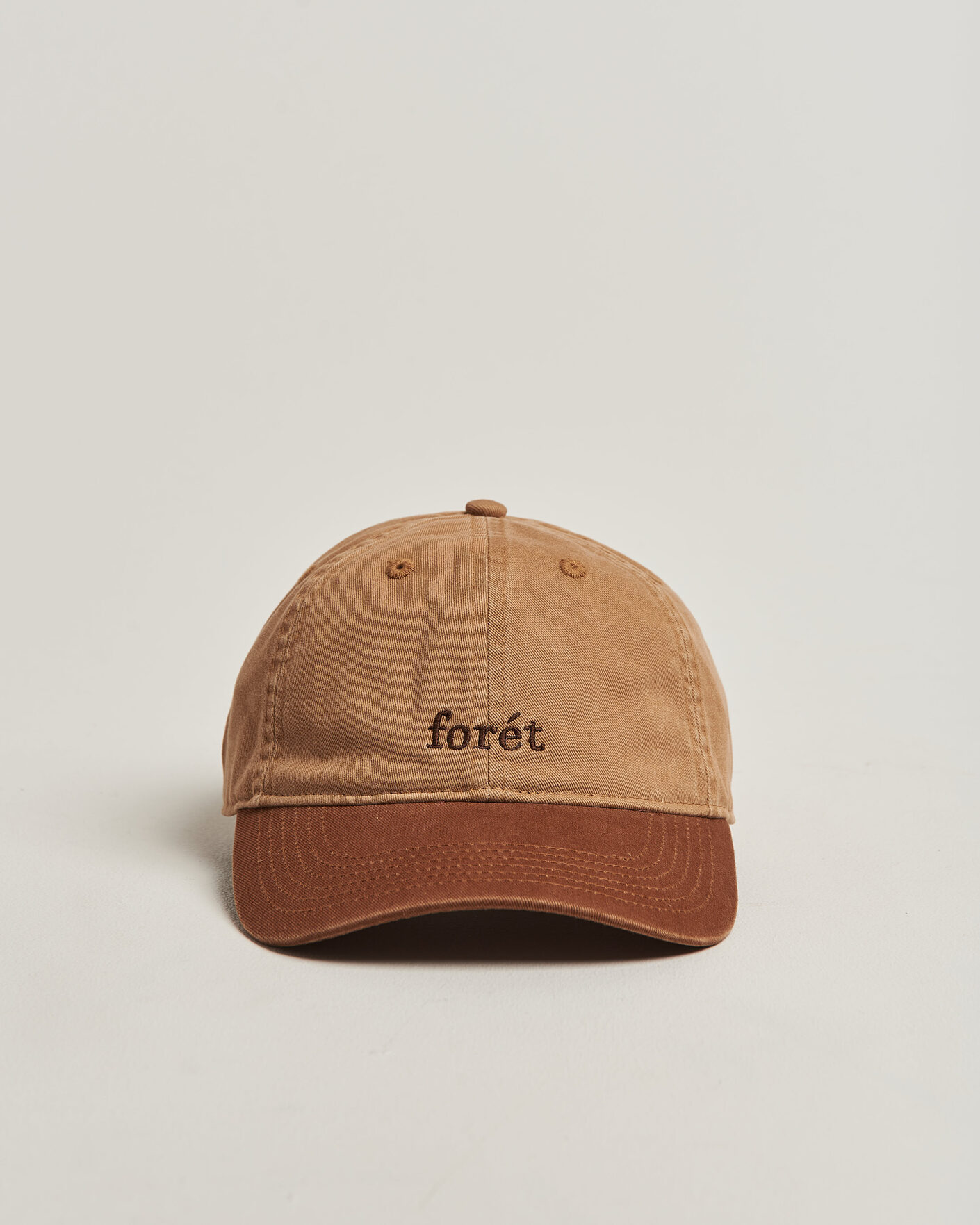 Mies | Päähineet | Forét | Hawk Washed 2-Tone Cap Khaki/Brown