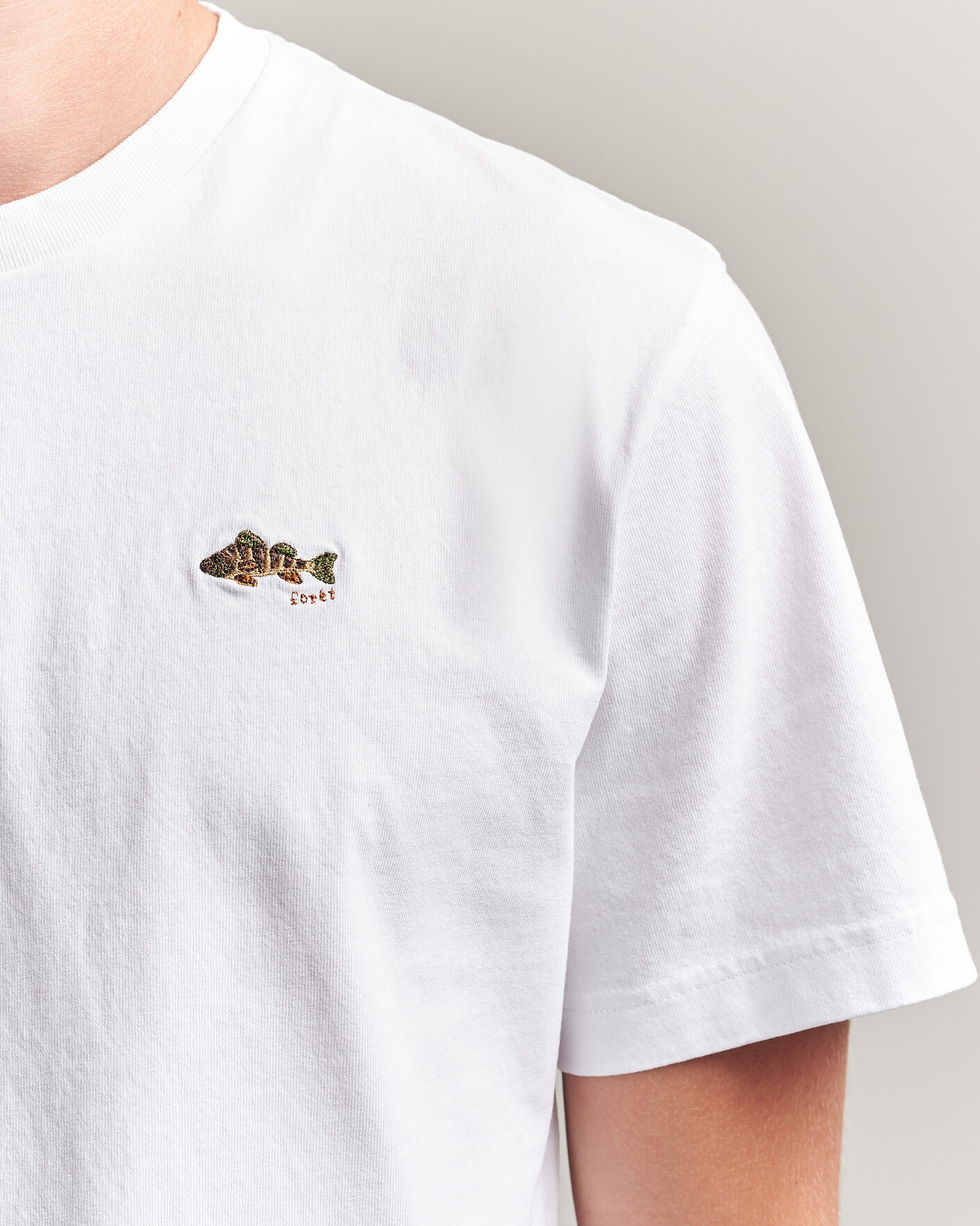 Mies | T-paidat | Forét | Perch T-Shirt White