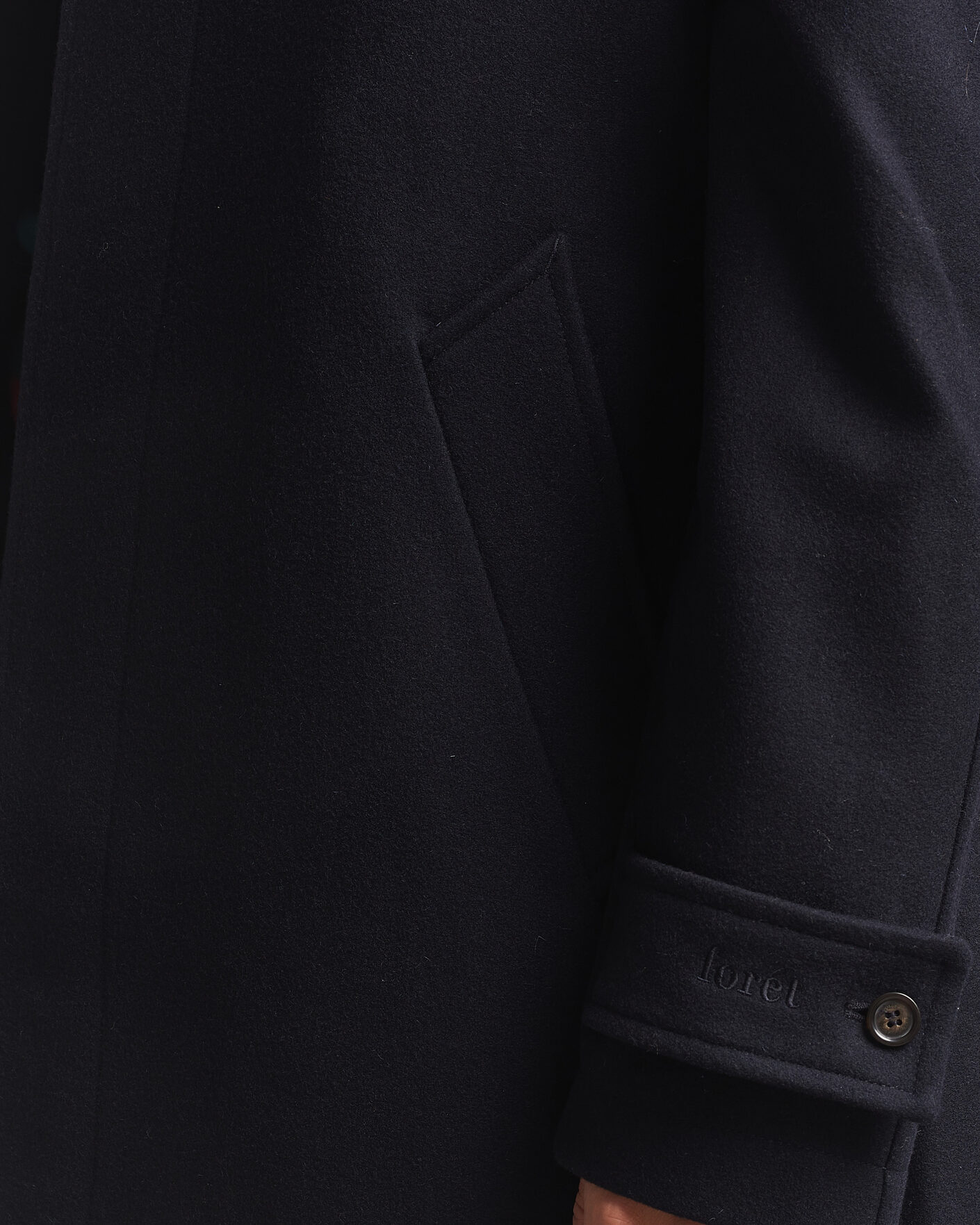 Mies | Takit | Forét | Pine Wool Coat Navy