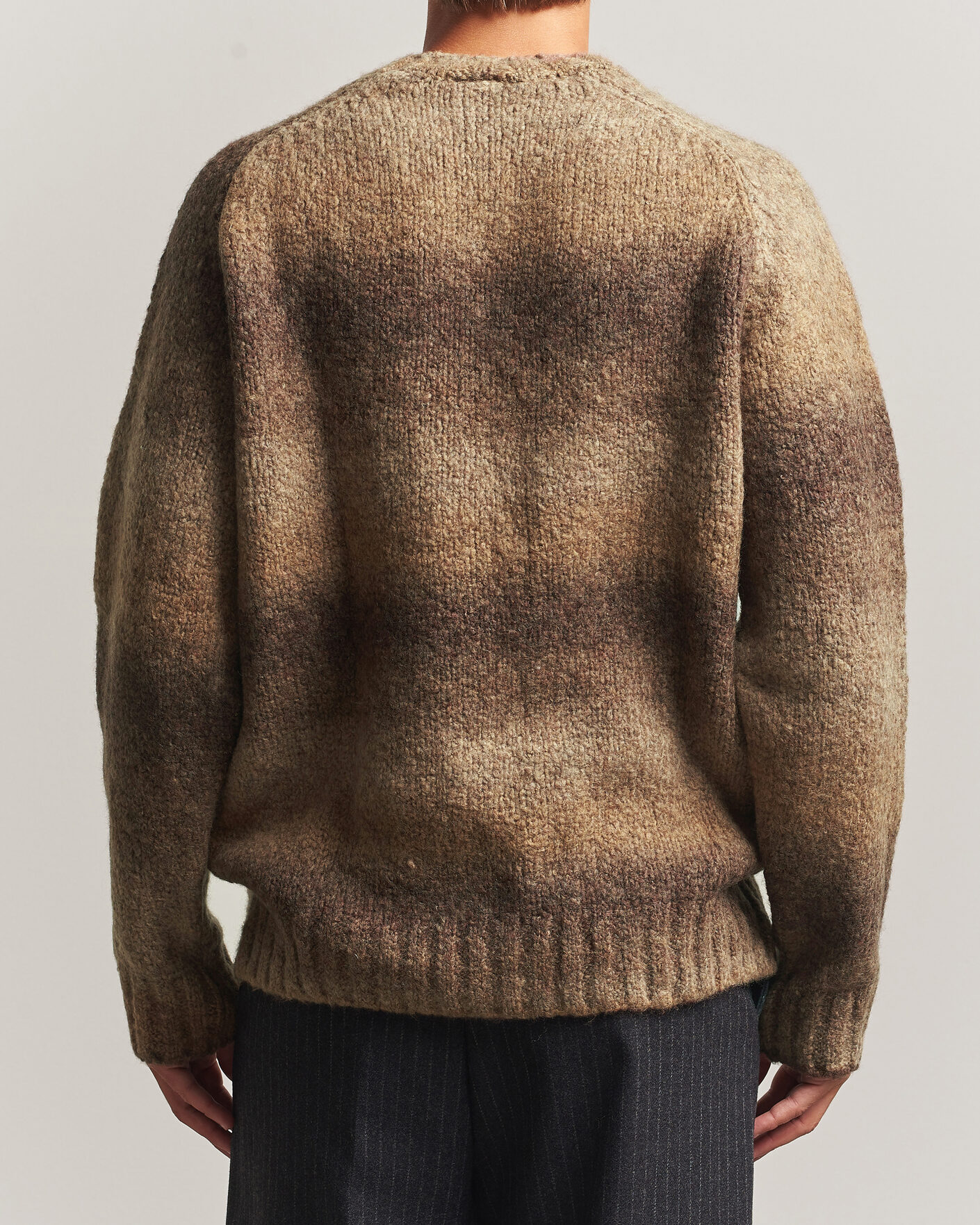 Mies | Puserot | Forét | Space Yarn Crew Neck Brown