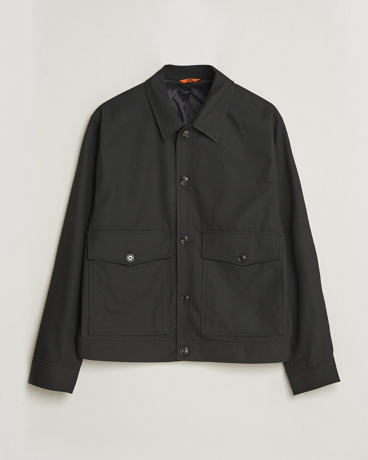 Mies | Takit | J.Lindeberg | Jevin Brushed Twill Jacket Black
