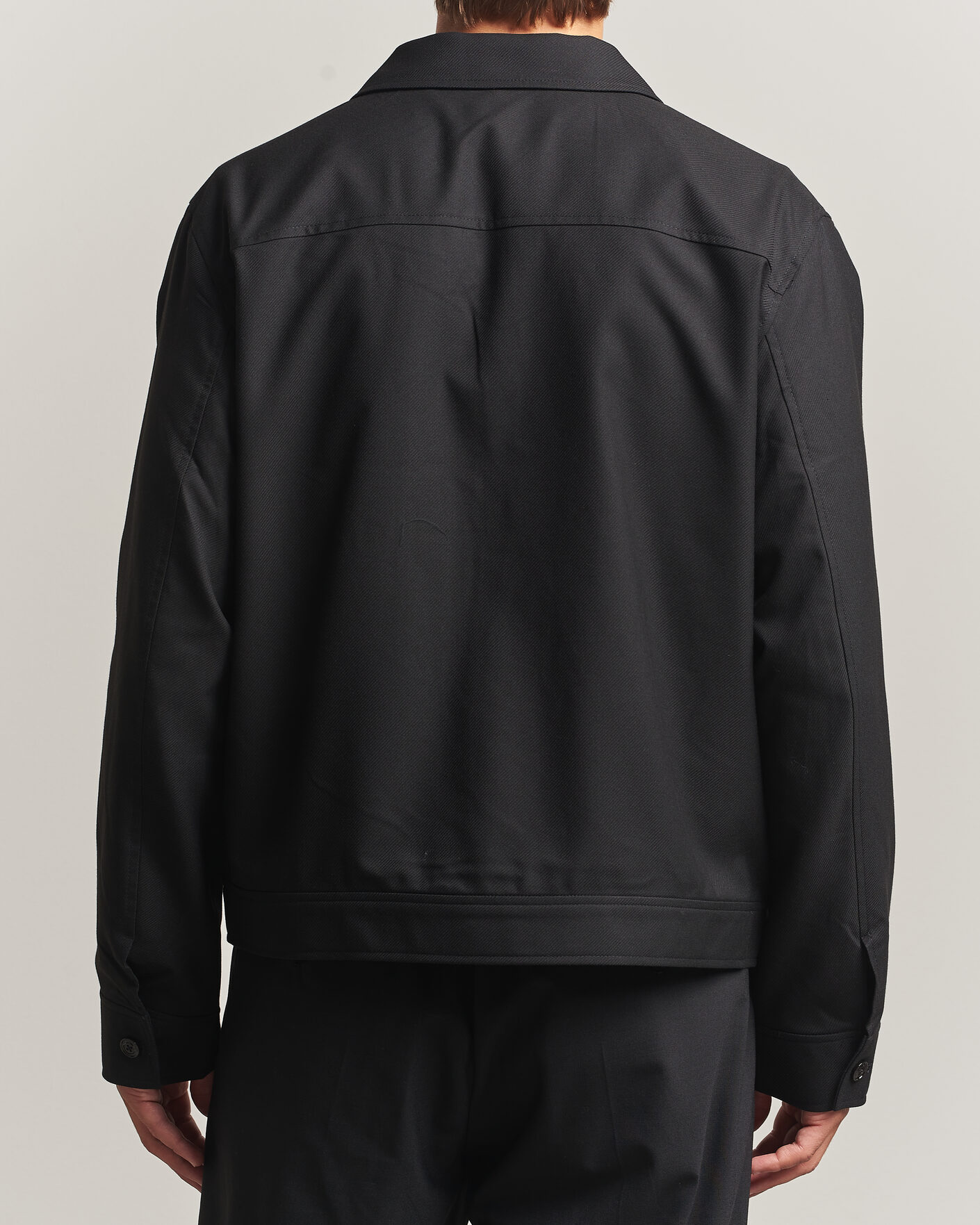 Mies | Takit | J.Lindeberg | Jevin Brushed Twill Jacket Black