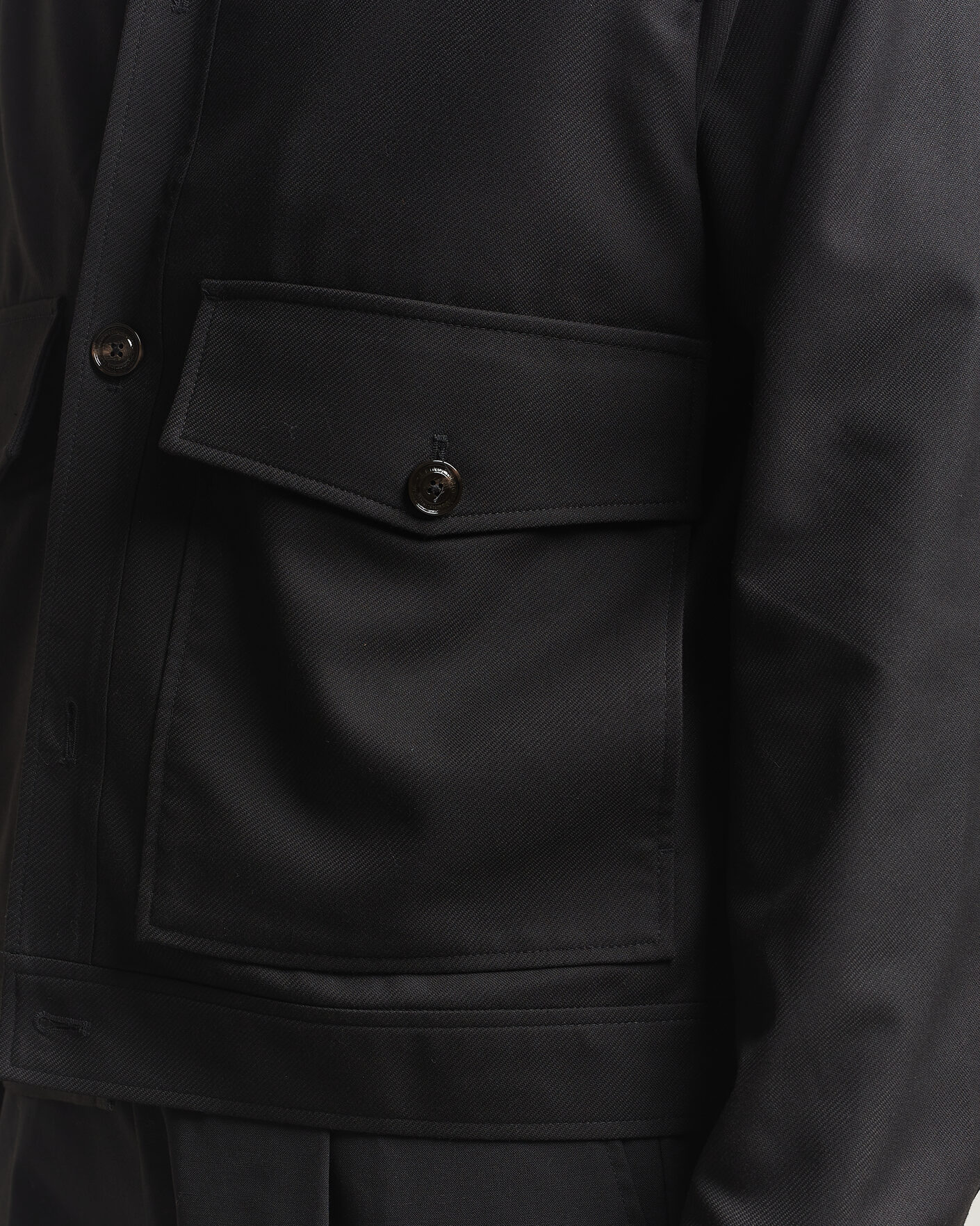 Mies | Takit | J.Lindeberg | Jevin Brushed Twill Jacket Black