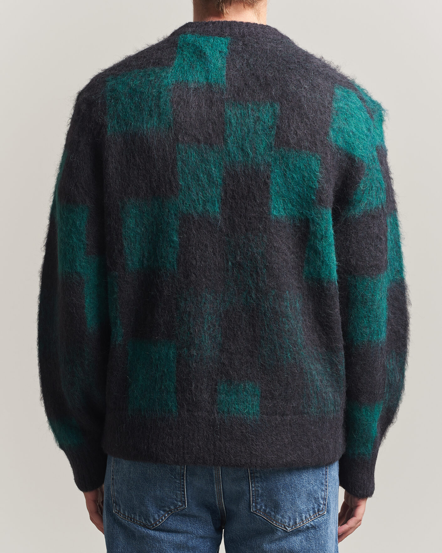 Mies | Puserot | J.Lindeberg | Hank Graphic Knitted Sweater Forest Biome