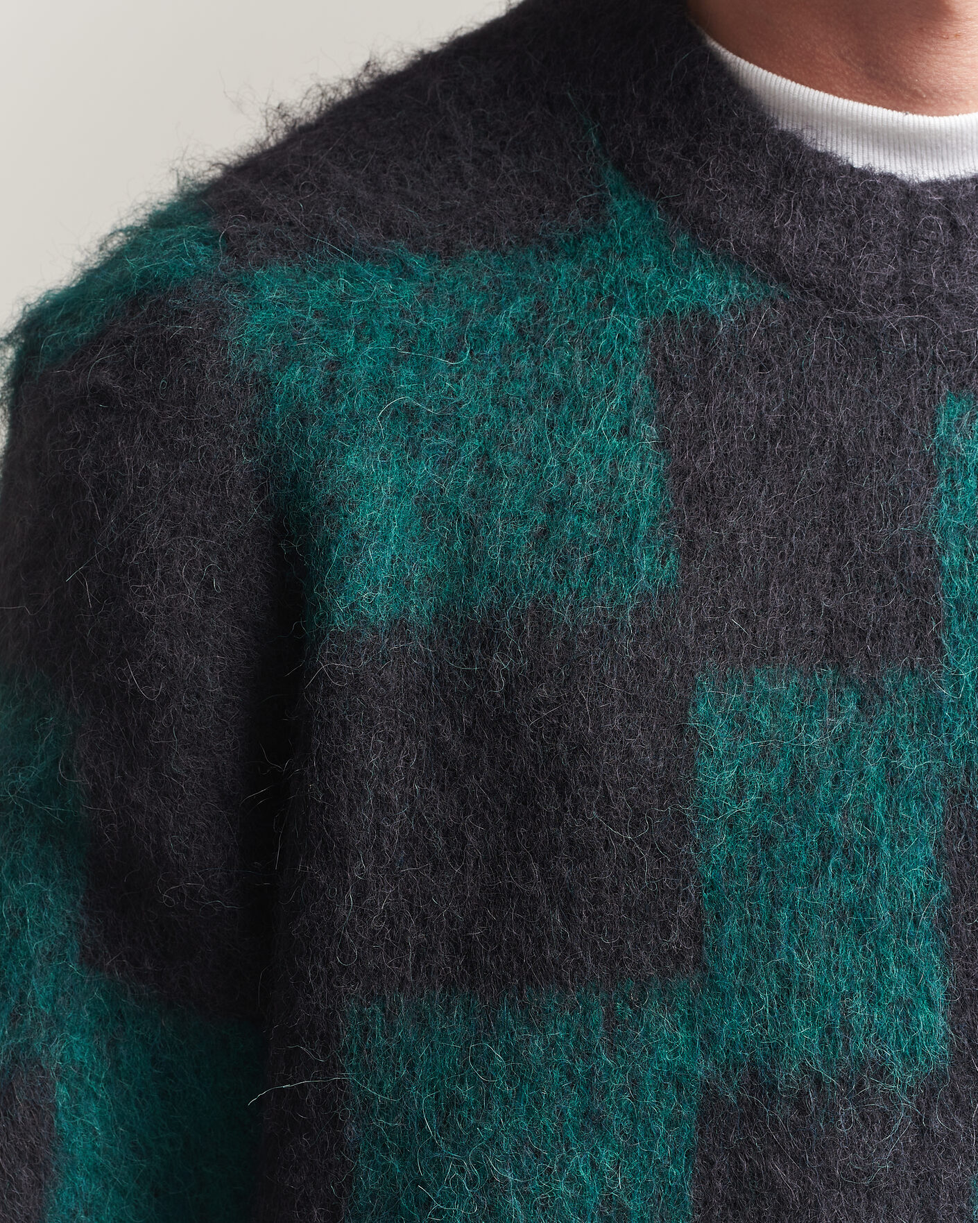 Mies | Puserot | J.Lindeberg | Hank Graphic Knitted Sweater Forest Biome