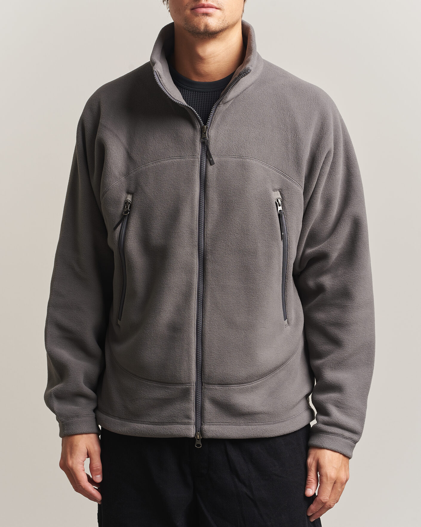 Mies | Puserot | Goldwin | Polartec Fleece Jacket Lunar Gray