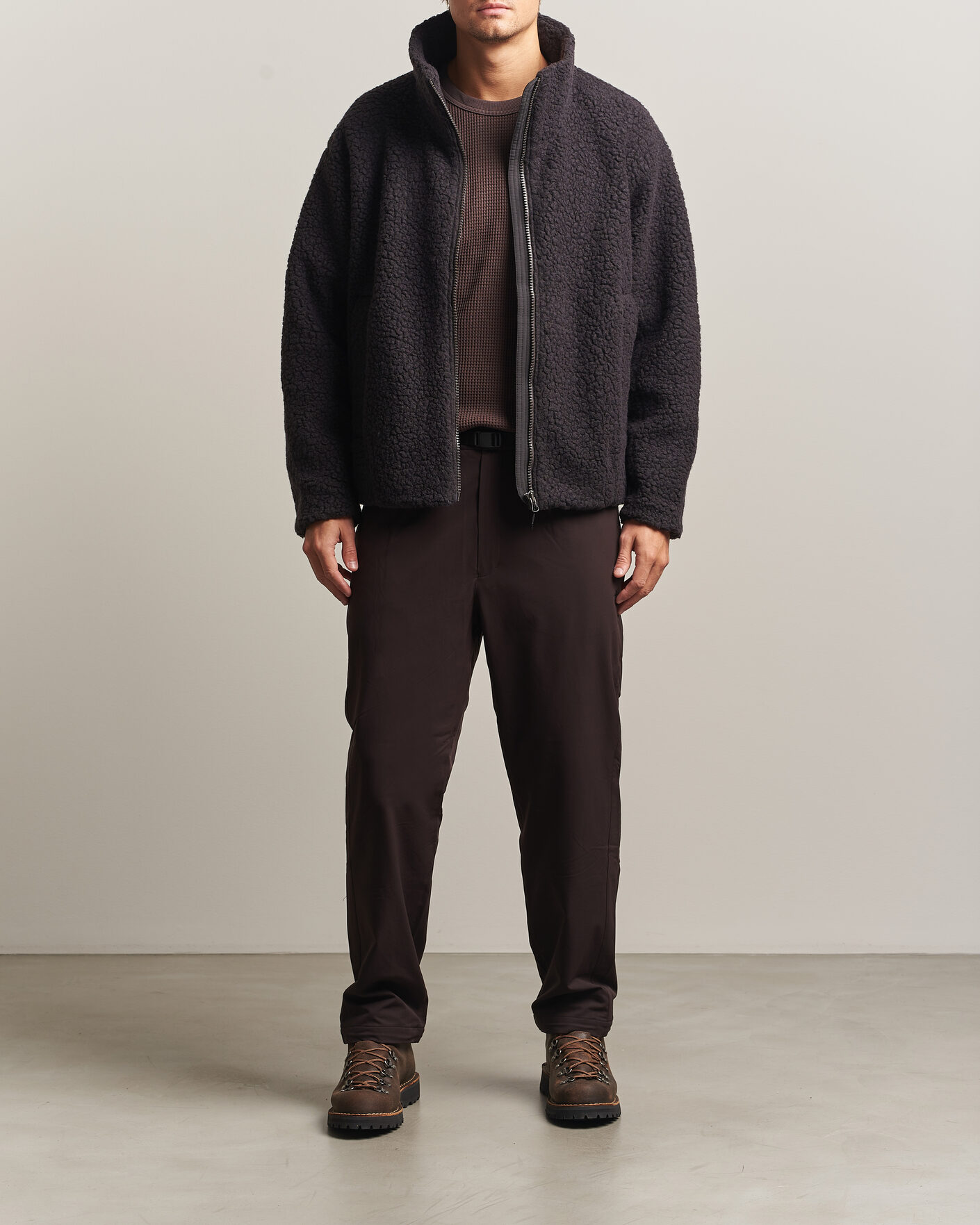 Mies | Puserot | Goldwin | Deep Pile Fleece Jacket Espresso