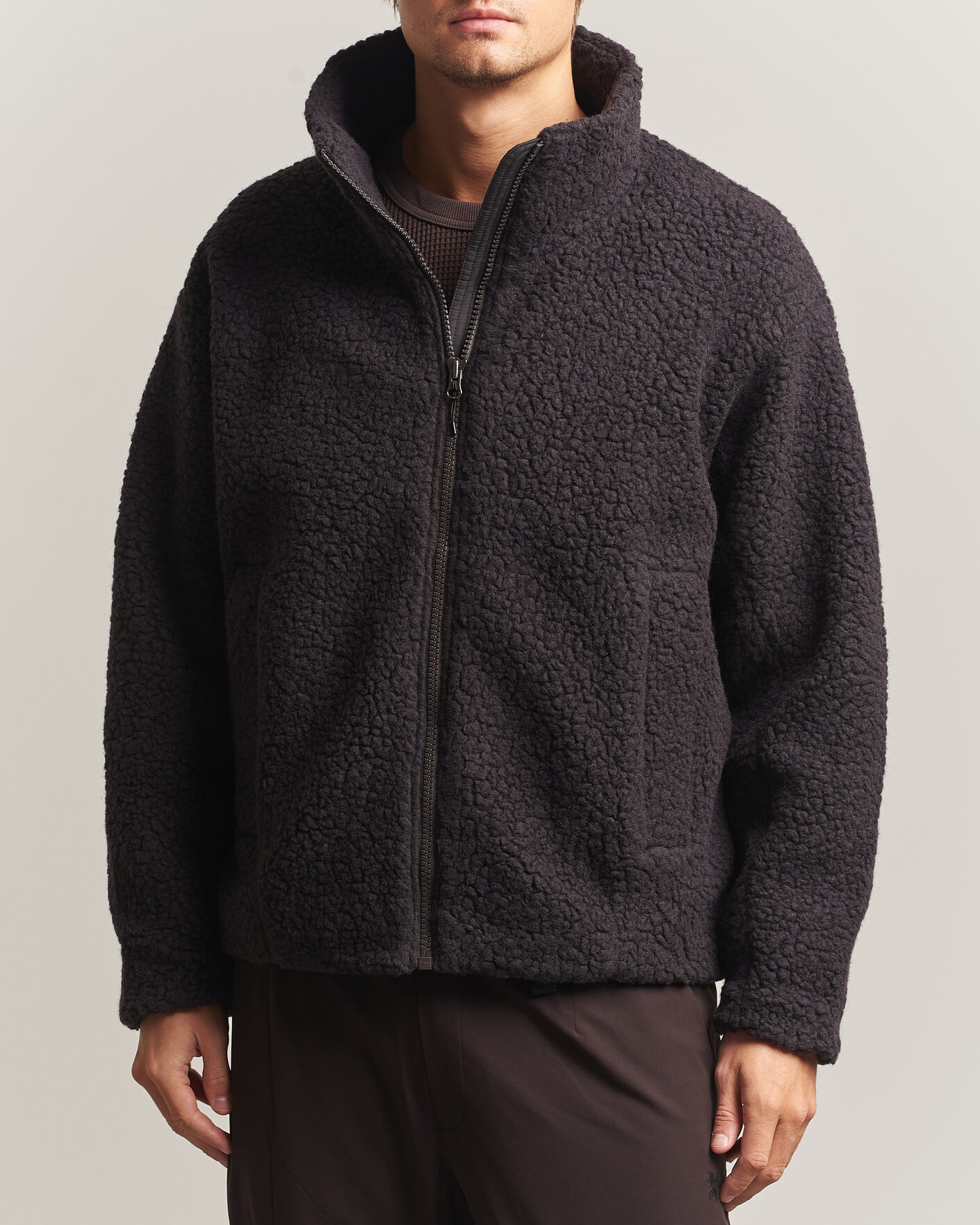 Mies | Puserot | Goldwin | Deep Pile Fleece Jacket Espresso
