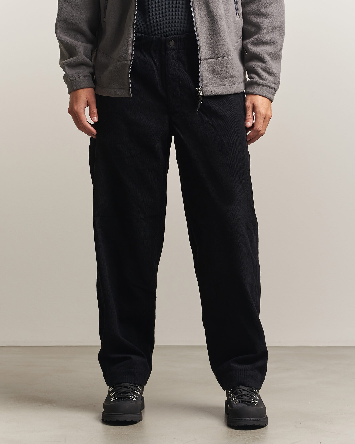 Mies | Housut | Goldwin | Corduroy Straight Pants Black