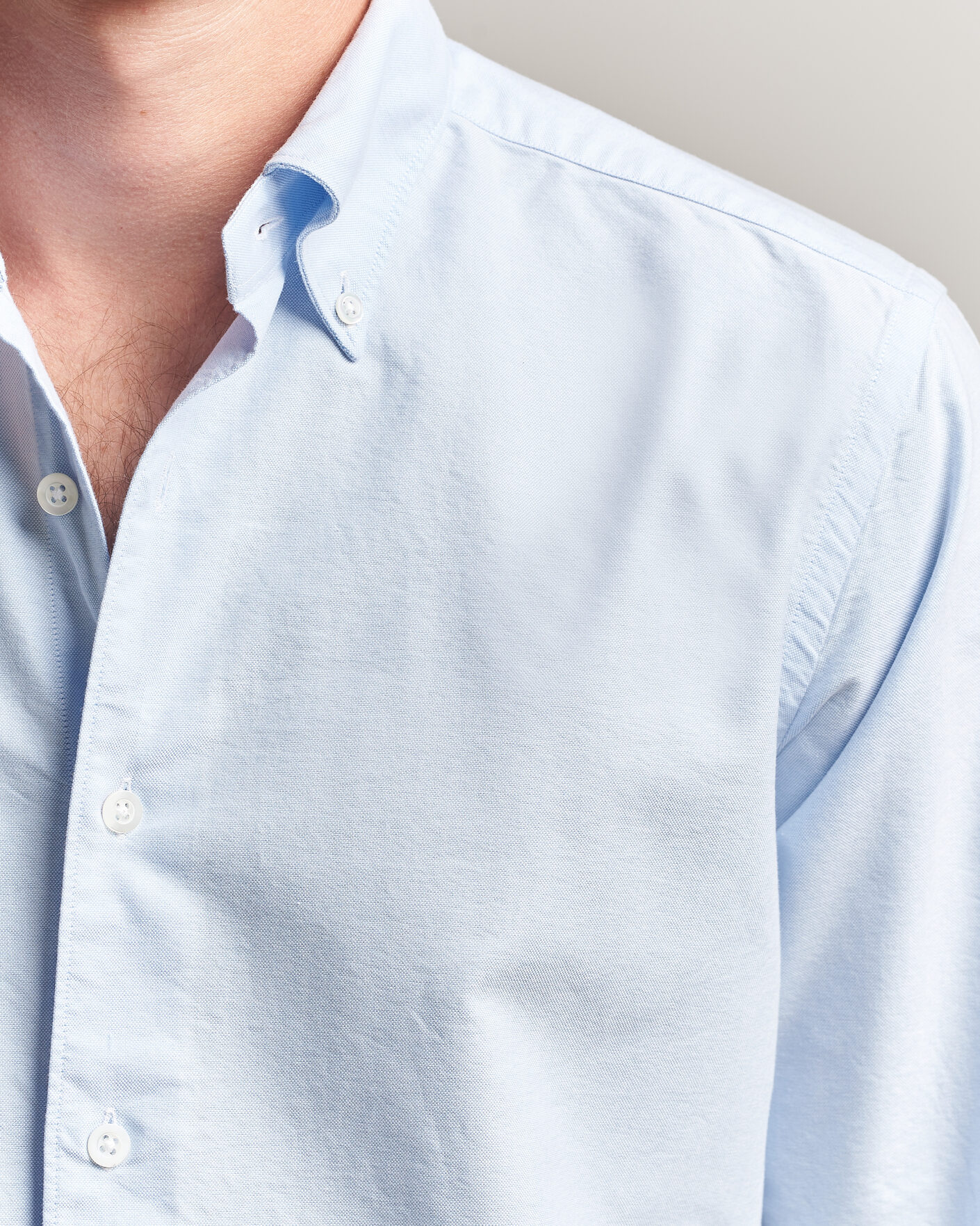 Mies | Kauluspaidat | Grigio | Oxford Button Down Shirt Light Blue