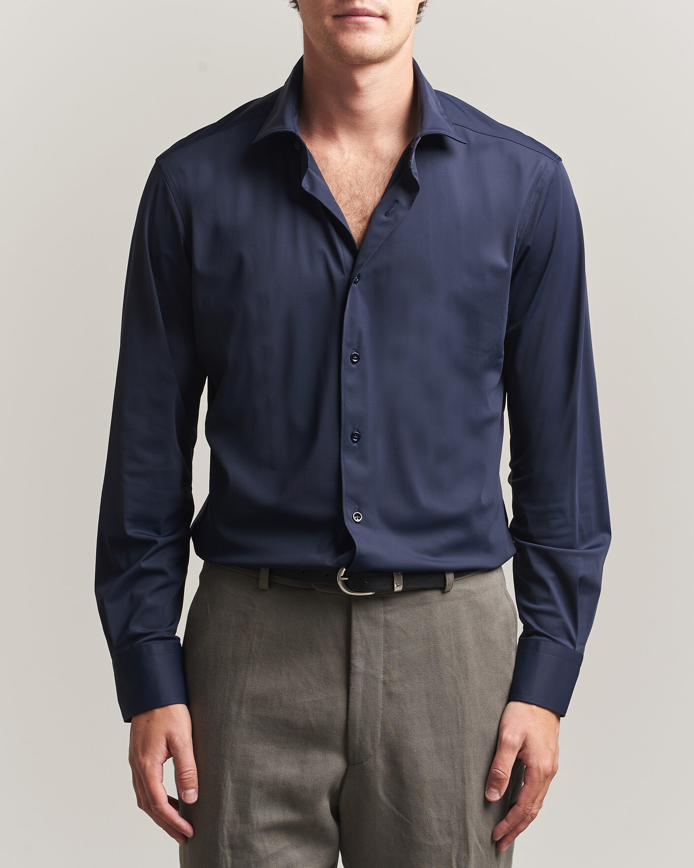 Mies | Kauluspaidat | Grigio | Jersey Shirt Navy