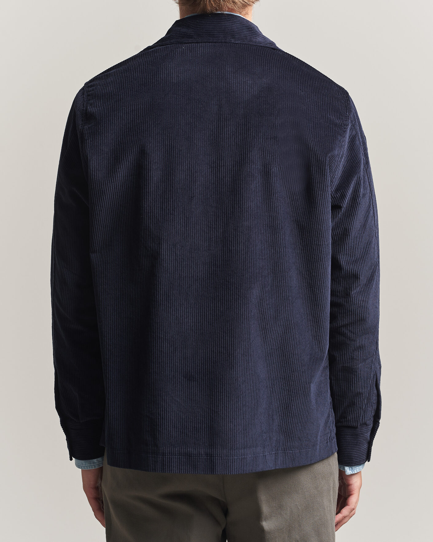 Mies | Kauluspaidat | Grigio | Corduroy Overshirt Navy