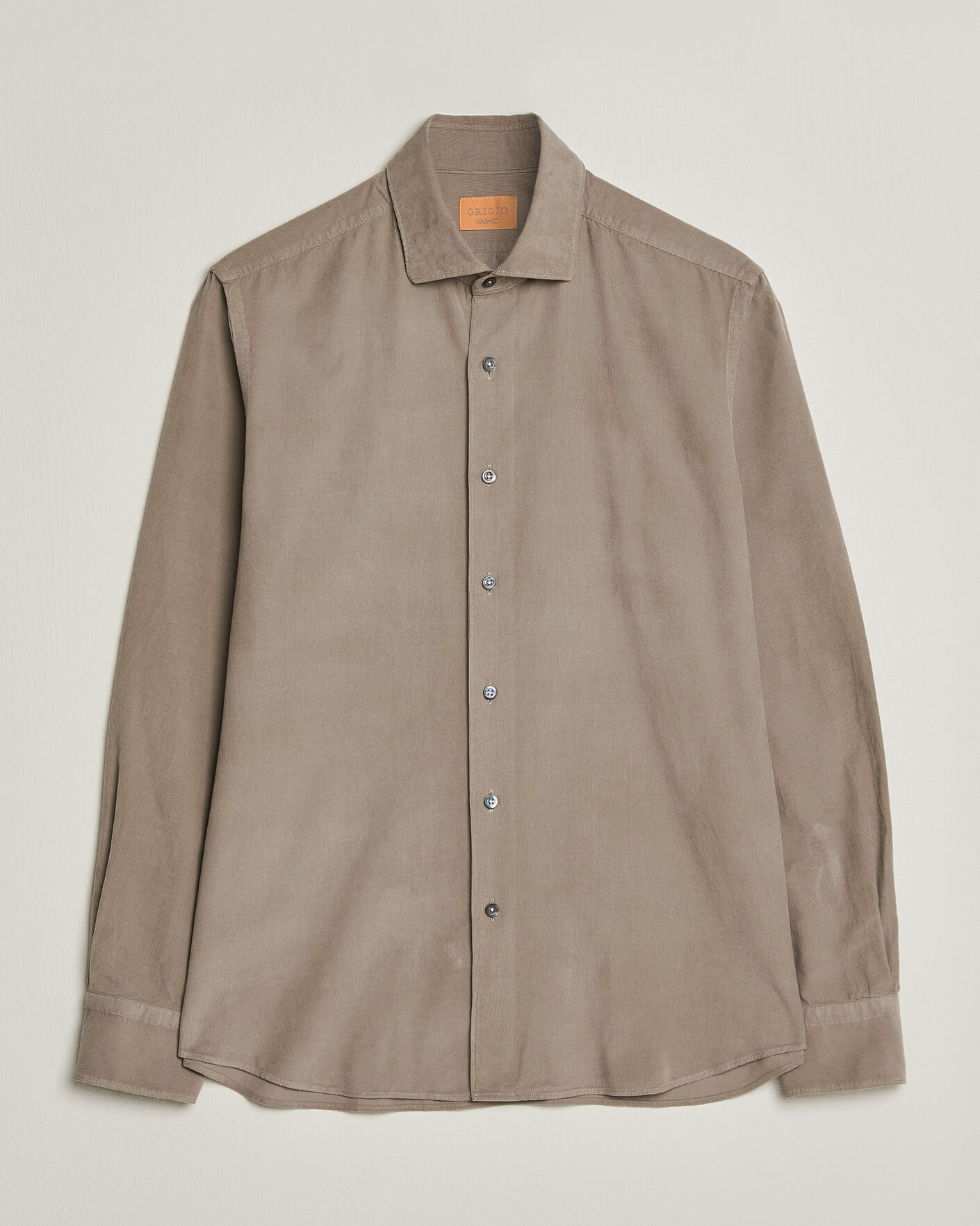 Mies | Kauluspaidat | Grigio | Corduroy Shirt Beige